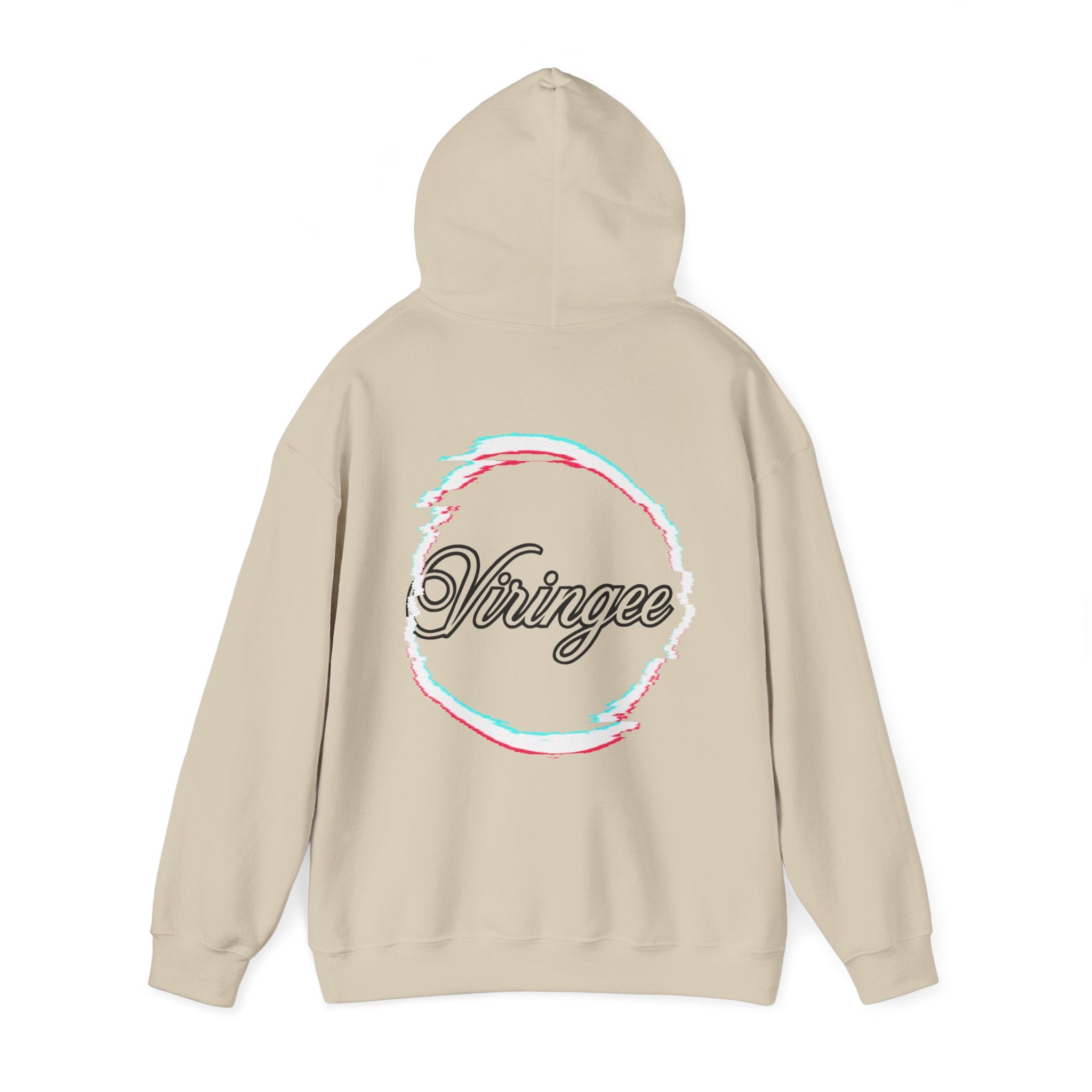 Viringee Analog Back Script Hoodie