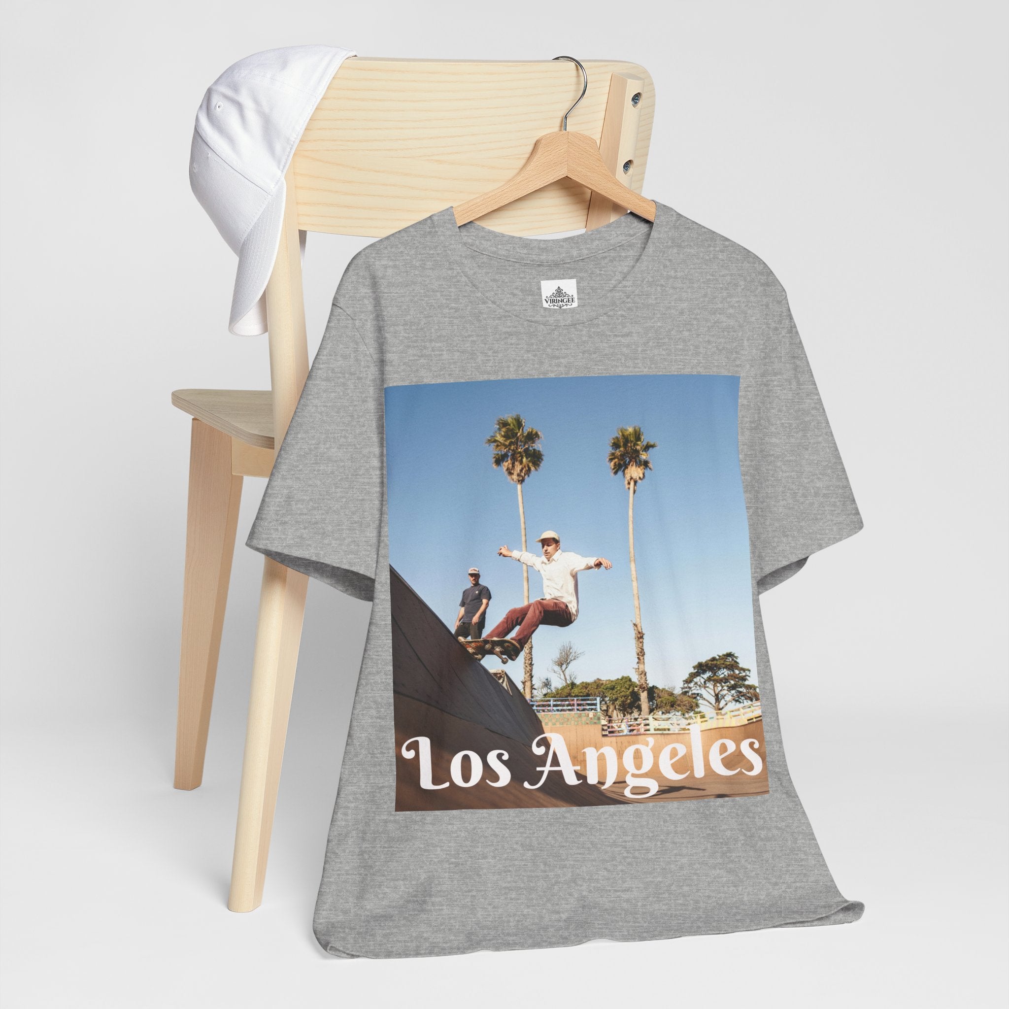 Viringee Los Angeles Skate Vibe Unisex Premium T-Shirt