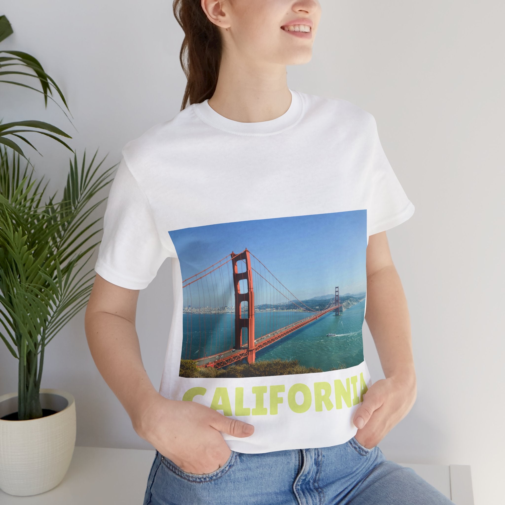 Viringee California Golden Gate Bridge Graphic T-shirt