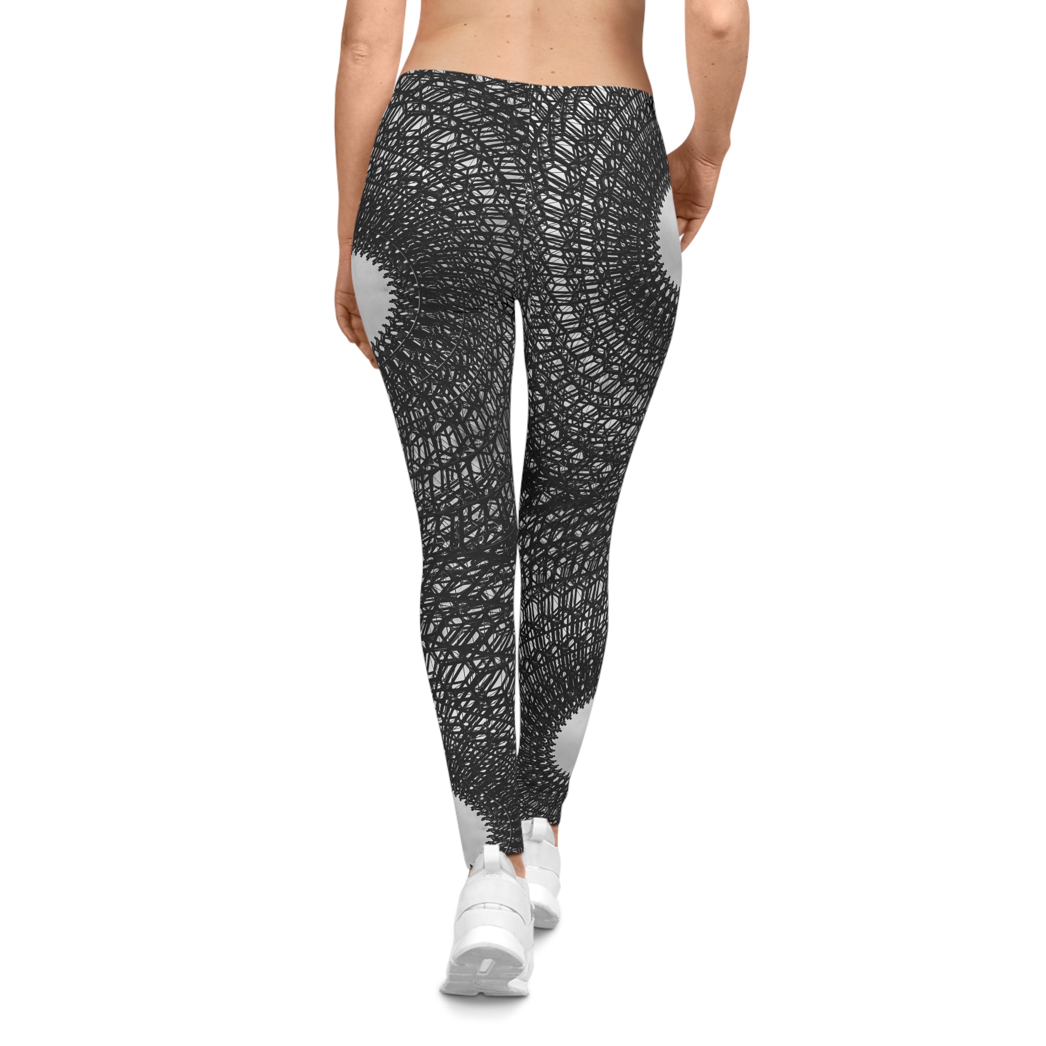 Viringee Women's Dark Mosaic Sparkle Leggings