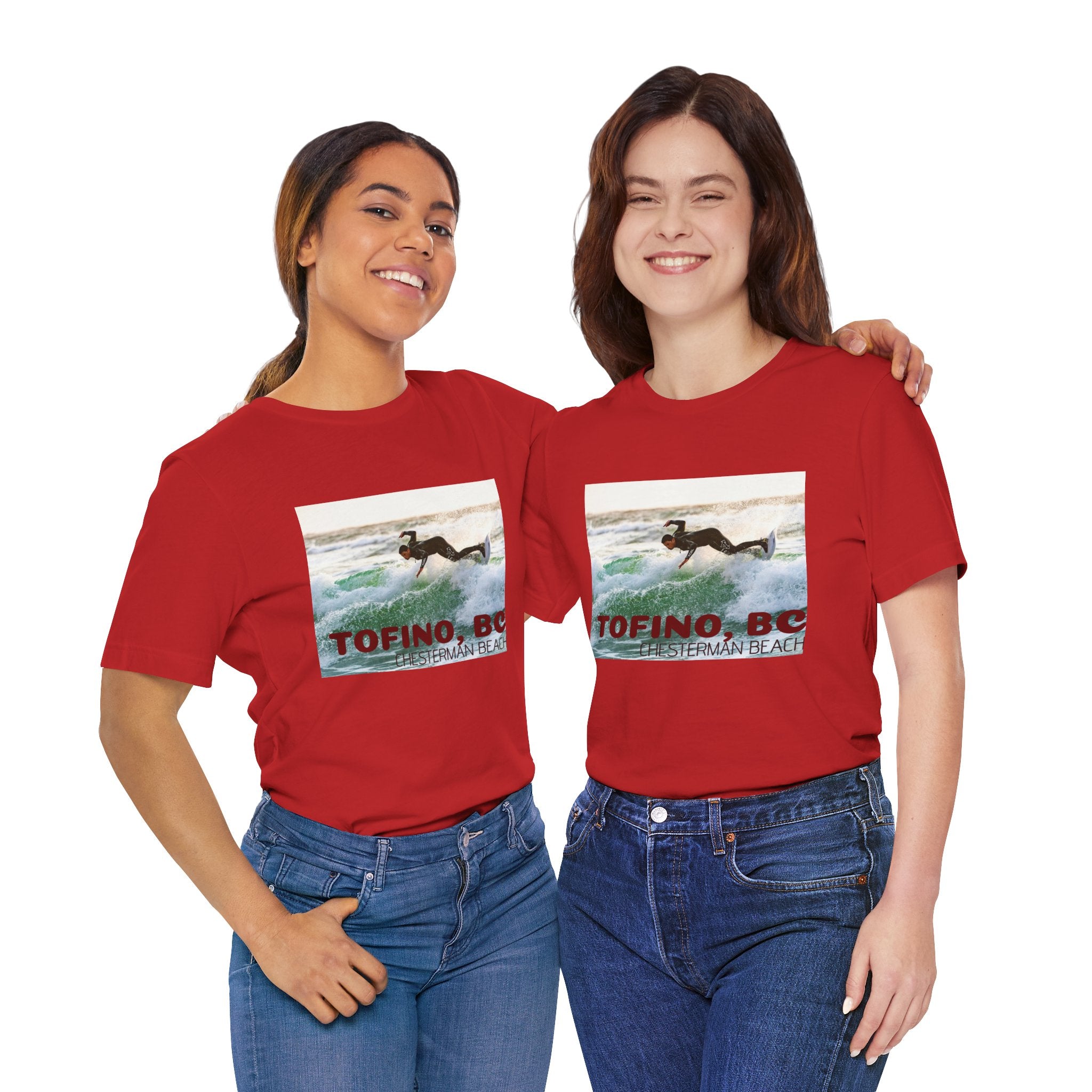 Viringee Tofino Chesterman Beach Surfing Graphic Tee