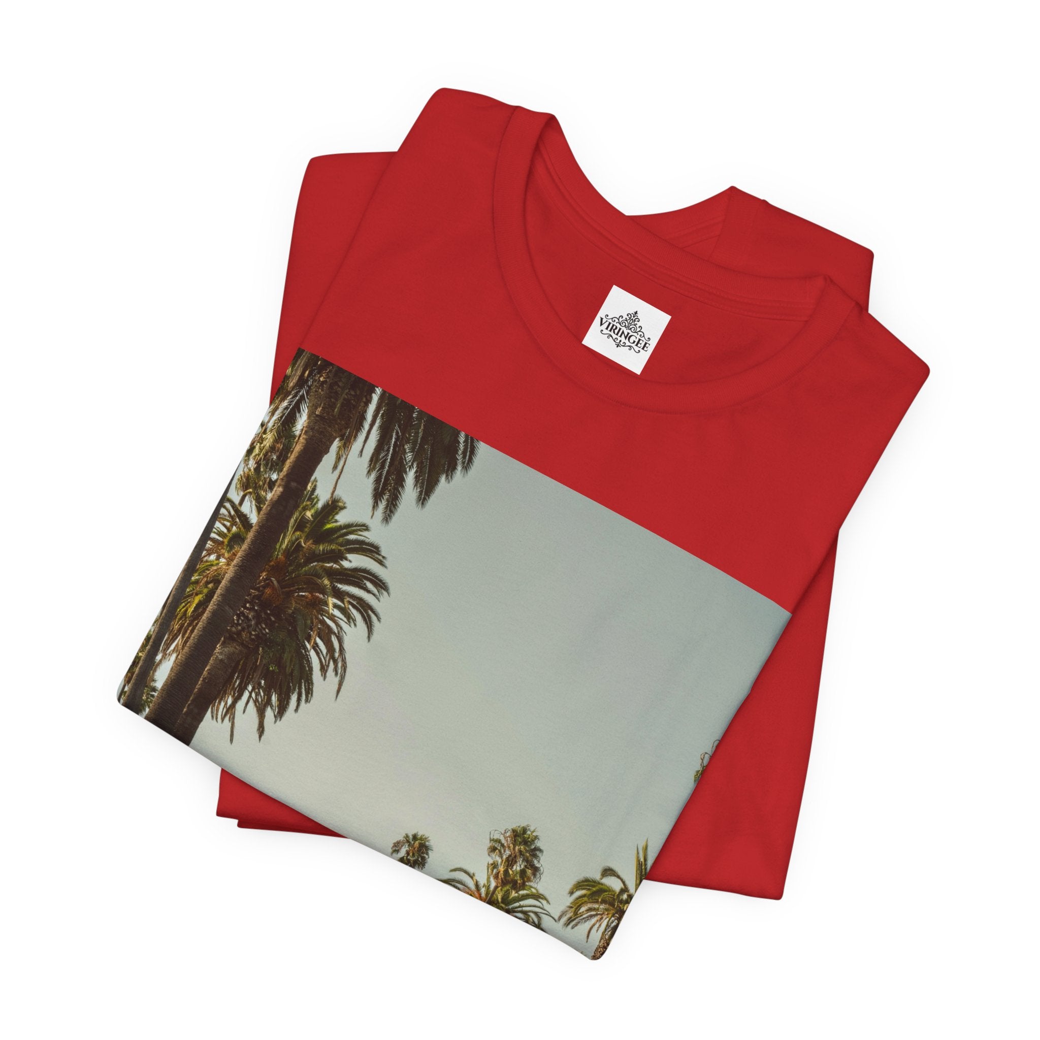 Viringee LA Palm Unisex Trees Graphic T-shirt