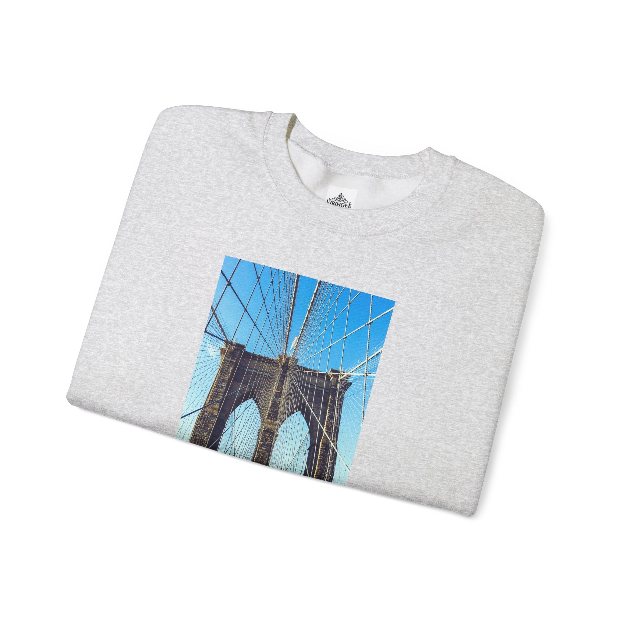 Viringee Brooklyn Bridge Crewneck Sweatshirt