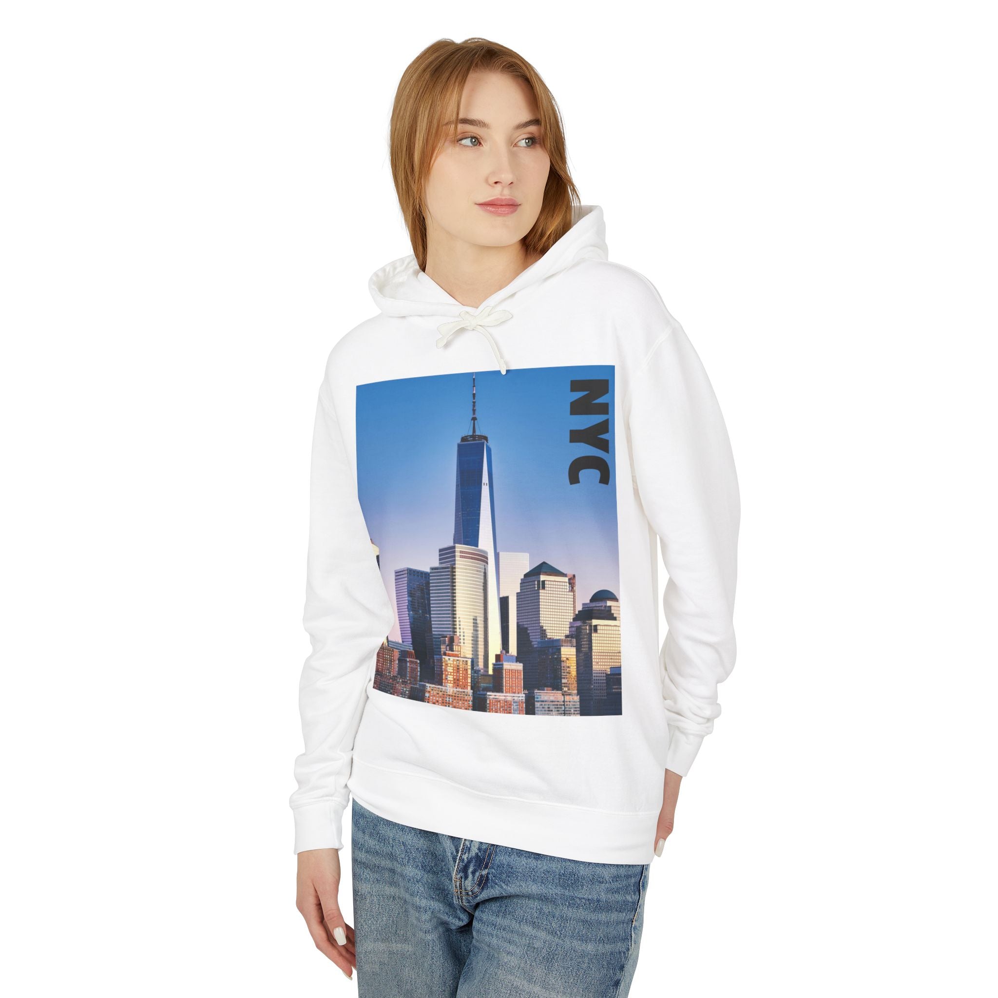 Viringee NYC Skyline Unisex Hooded Sweatshirt