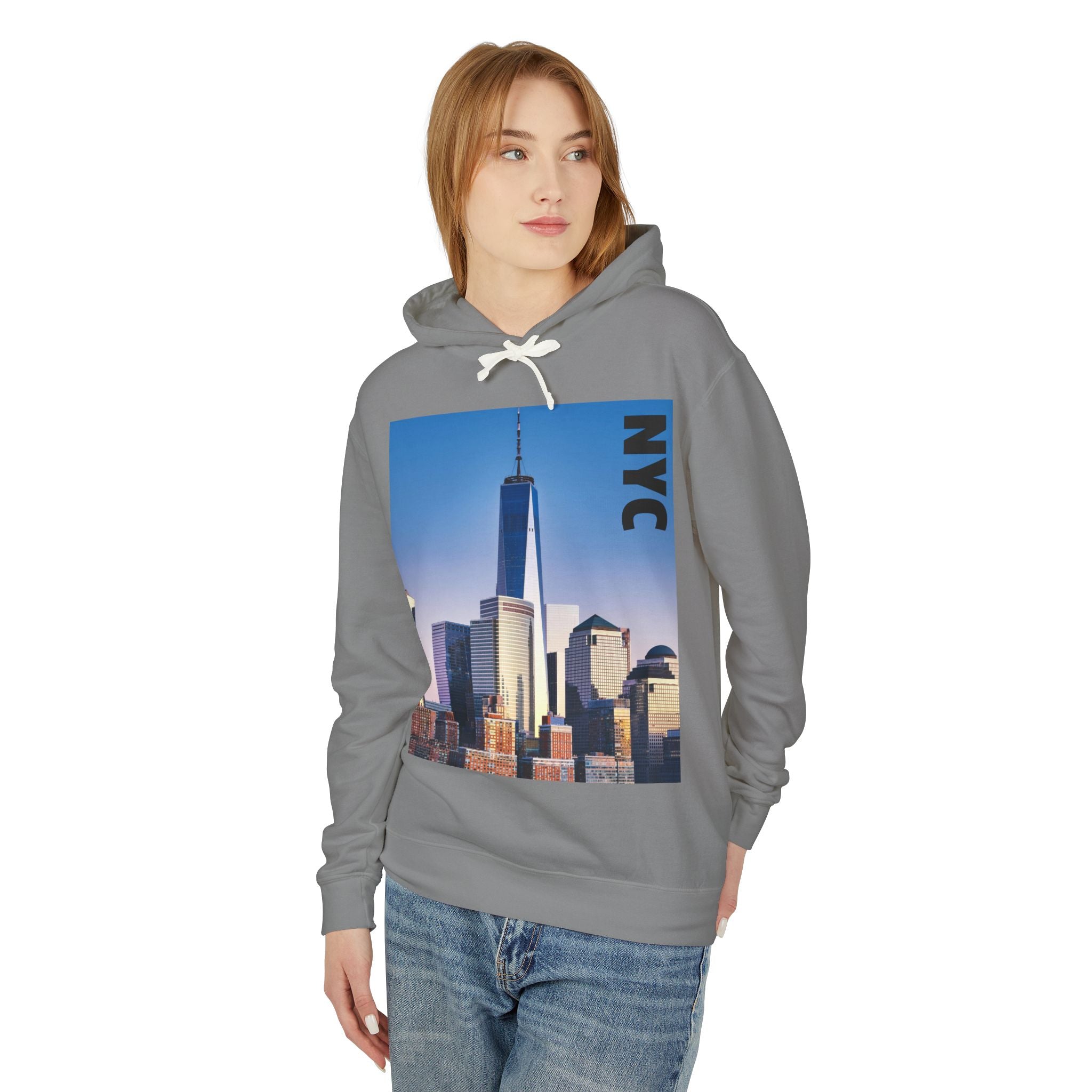 Viringee NYC Skyline Unisex Hooded Sweatshirt