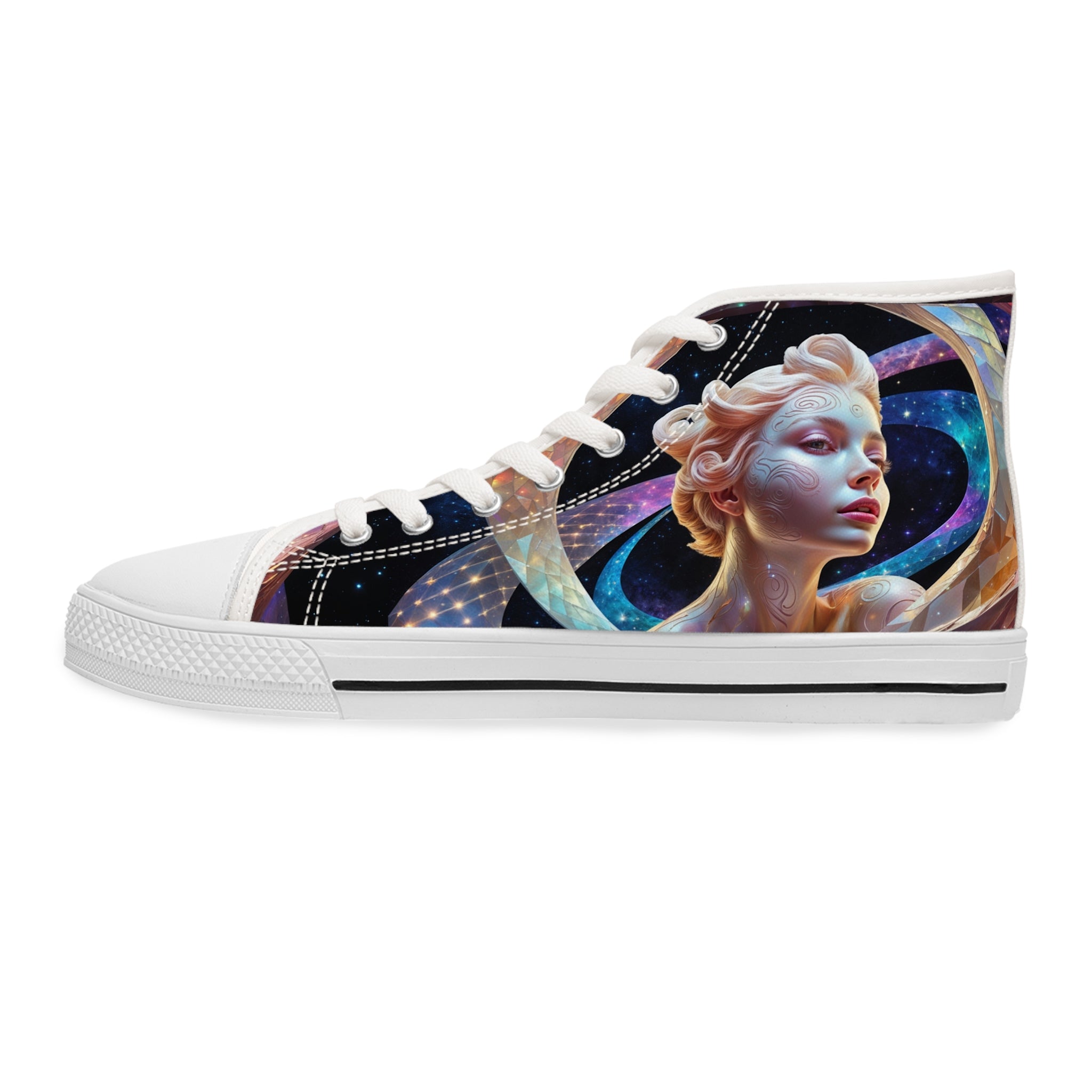 Viringee Galactic Dream Women's High Top Sneakers