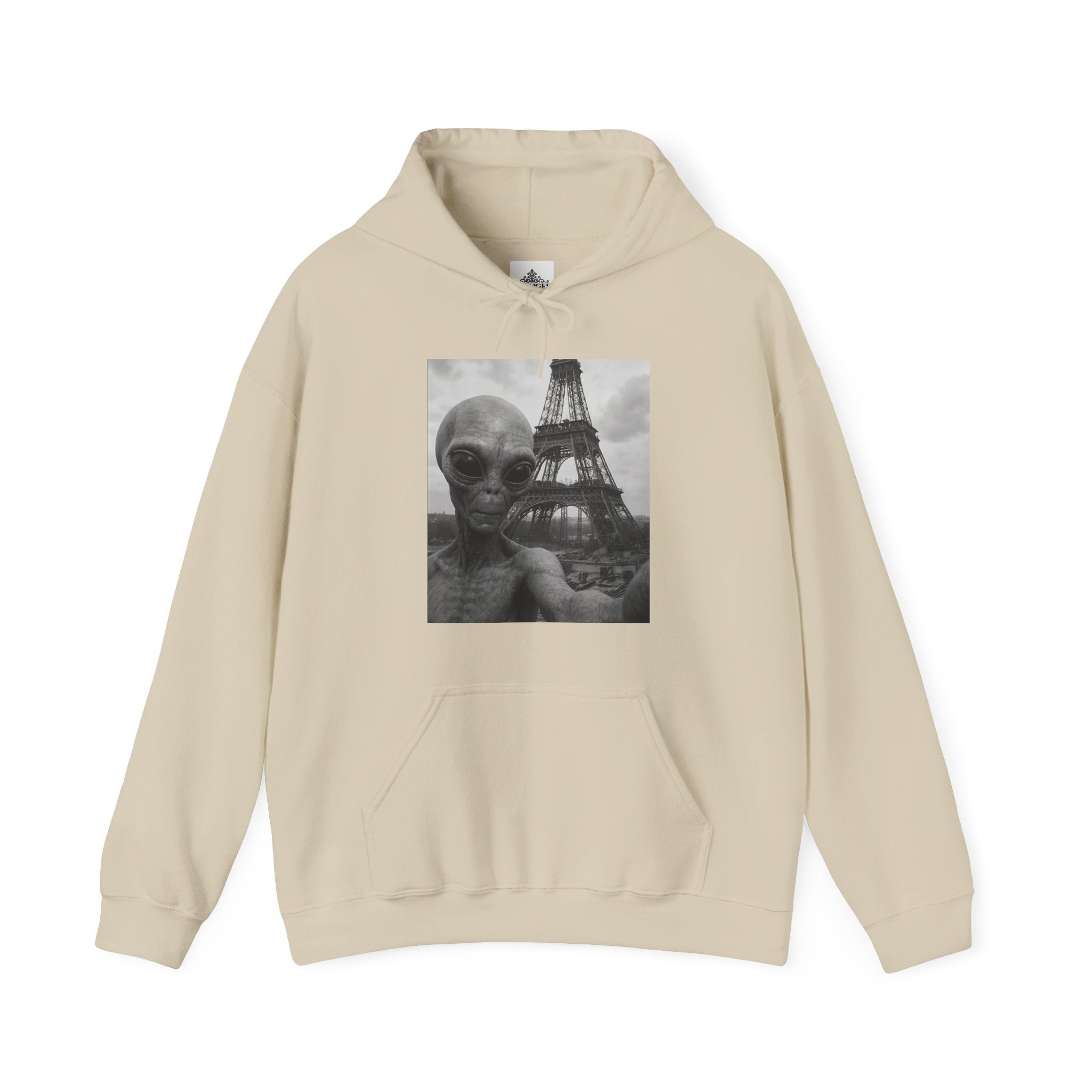 Viringee Alien Paris Hoodie - Unisex Heavy Blend Sweatshirt