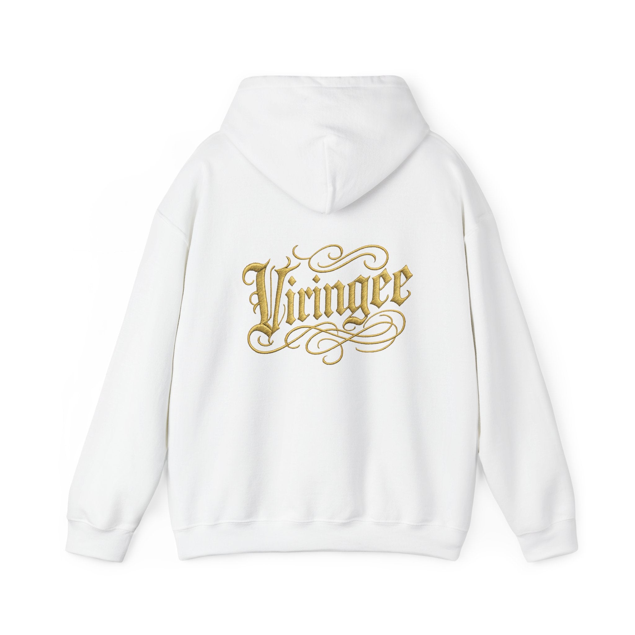 Viringee Gold Script Unisex Hoodie