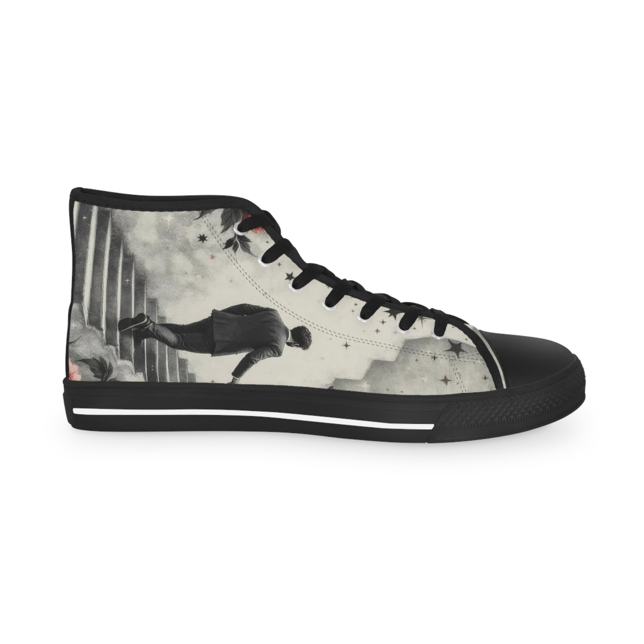 Viringee Mystic Stairways Classic High Top Sneakers for Men