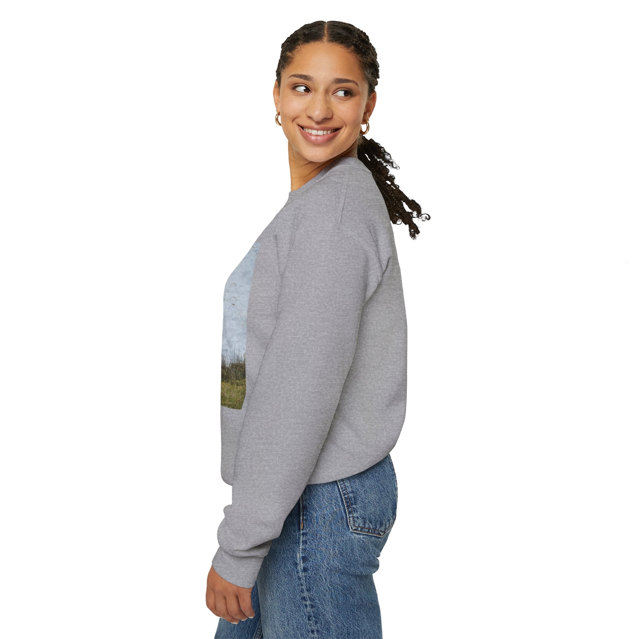 Viringee Pumpkin-Head Unisex Crewneck Sweatshirt