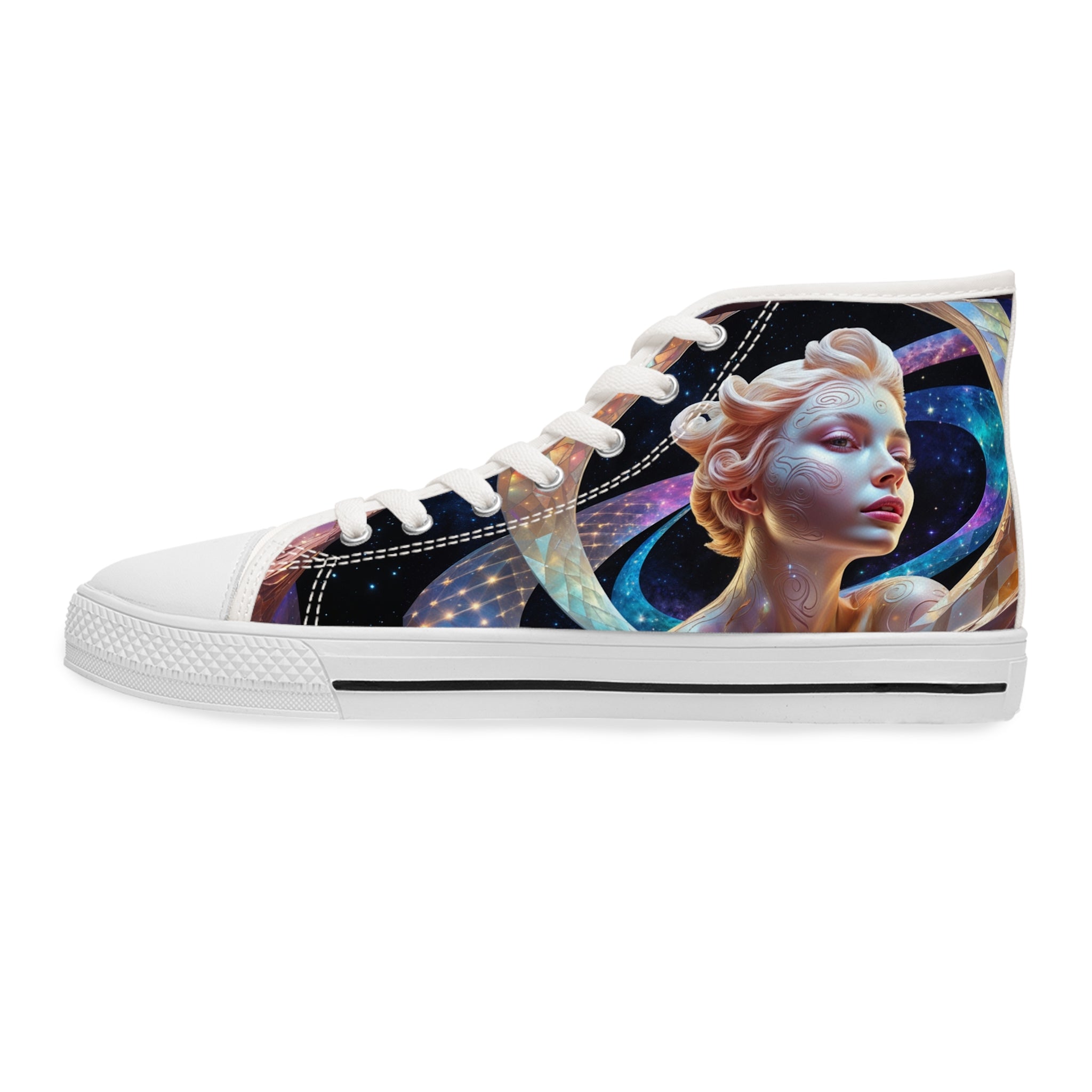 Viringee Galactic Dream Women's High Top Sneakers