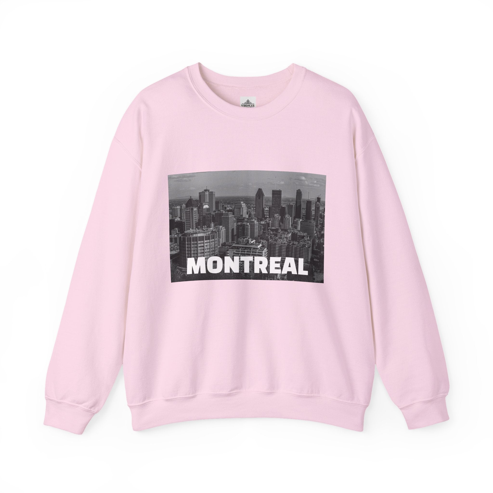 Viringee Montreal Skyline Unisex Crewneck Sweatshirt / Sweatshirt Unisexe Col Rond Viringee Montréal Skyline