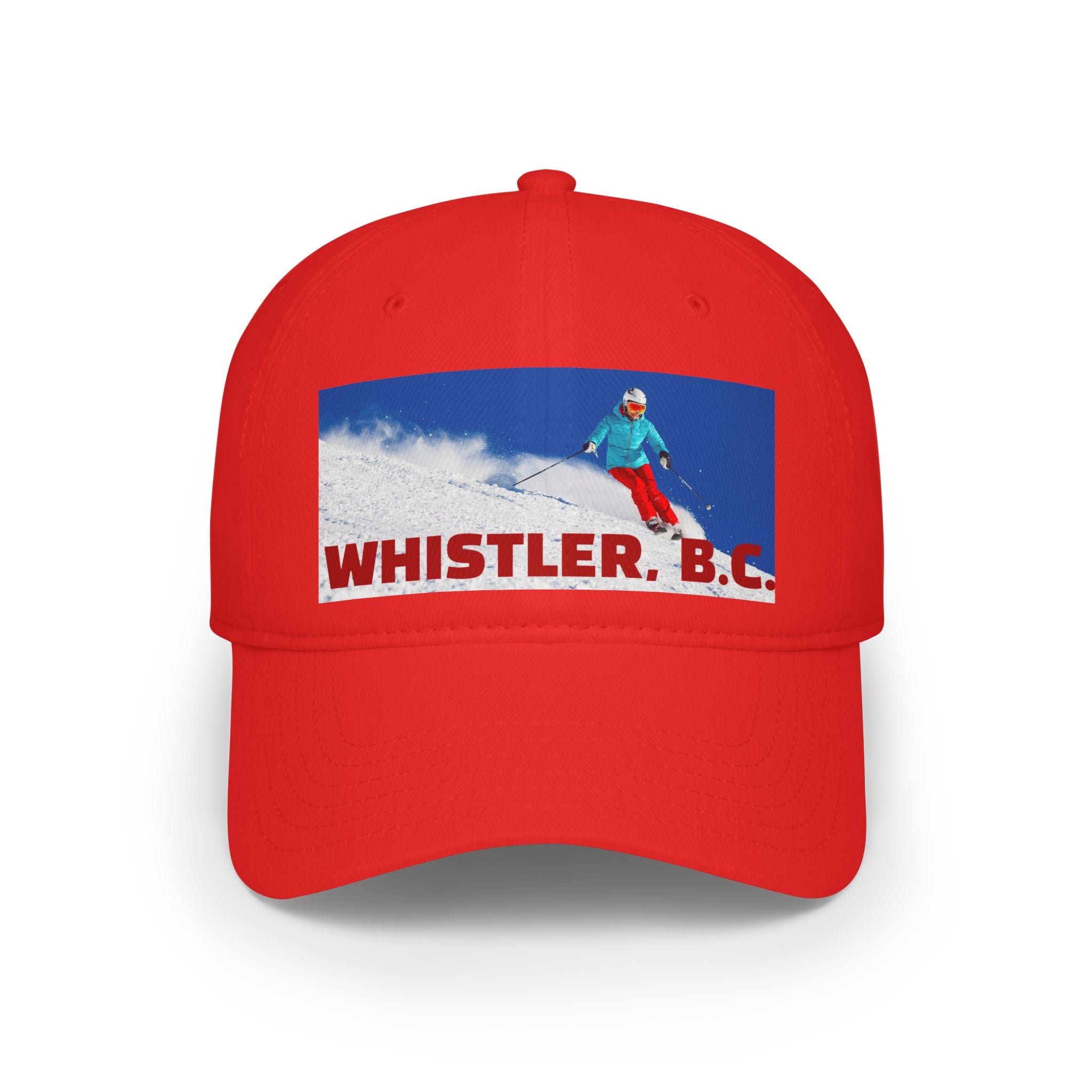 Unisex Whistler ski cap, adjustable baseball style
