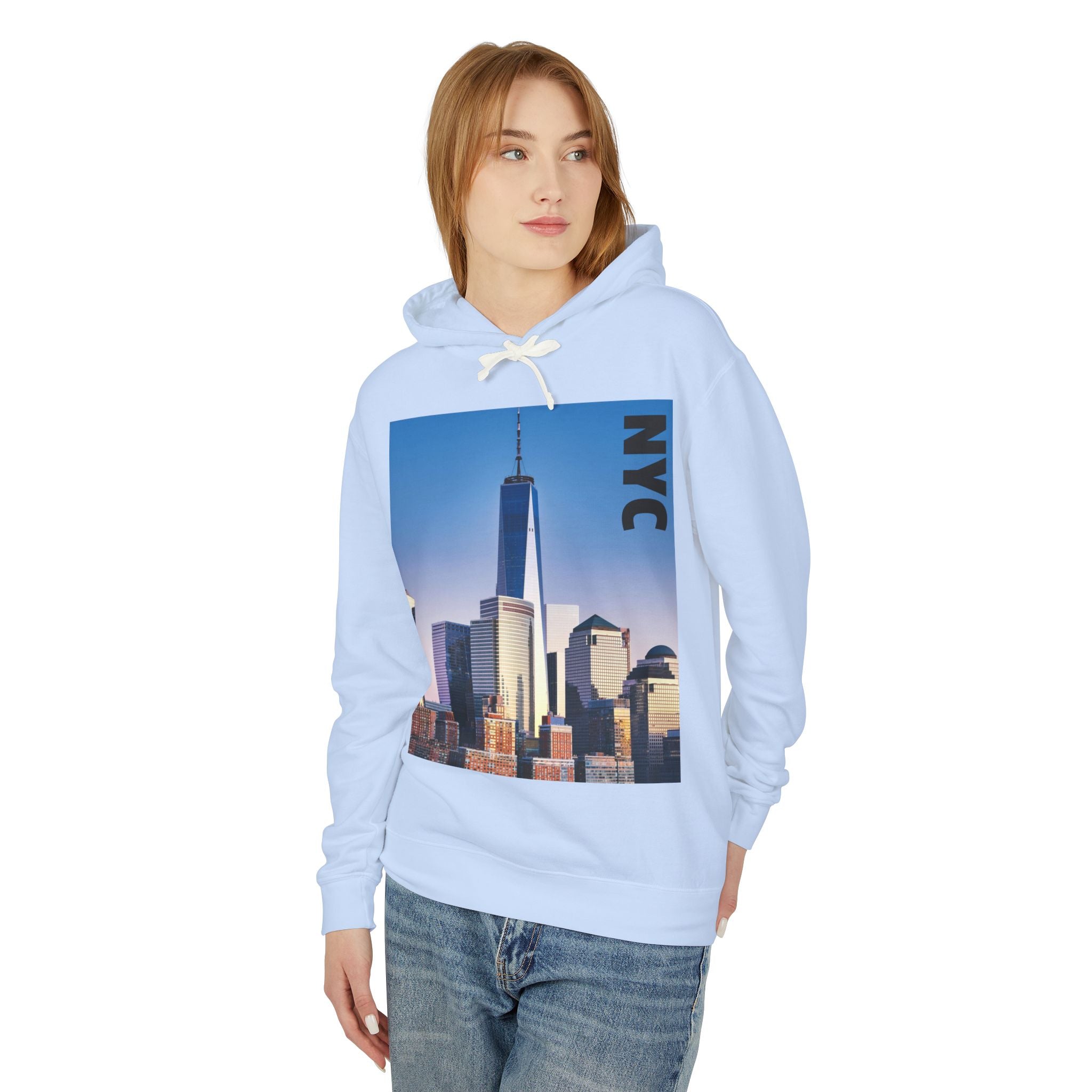 Viringee NYC Skyline Unisex Hooded Sweatshirt