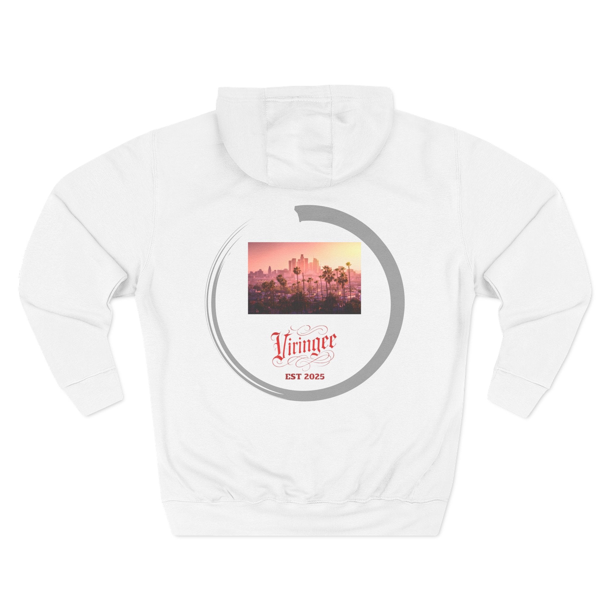 Viringee Los Angeles Script Logo Unisex Hoodie