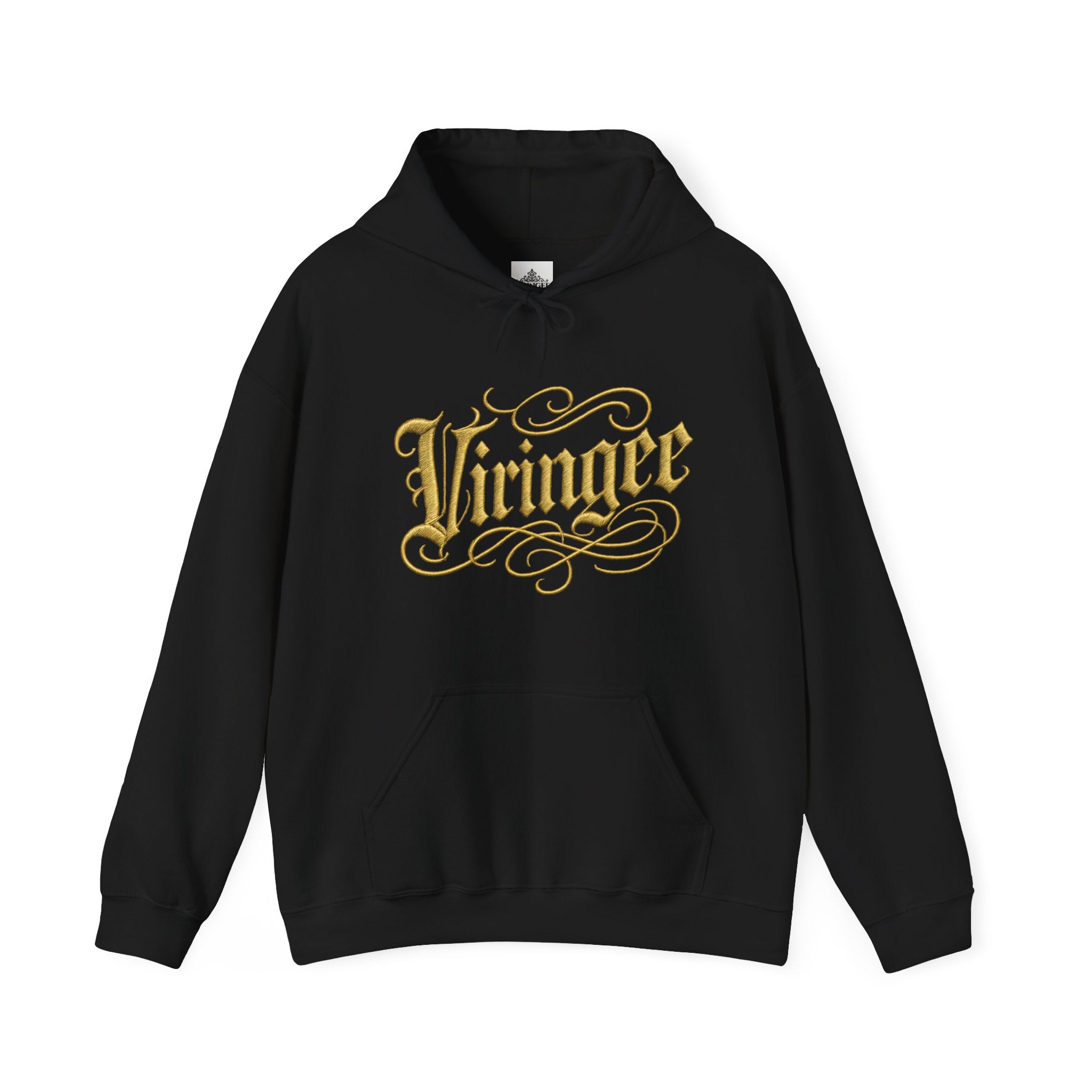 Viringee Gold Script Unisex Hoodie
