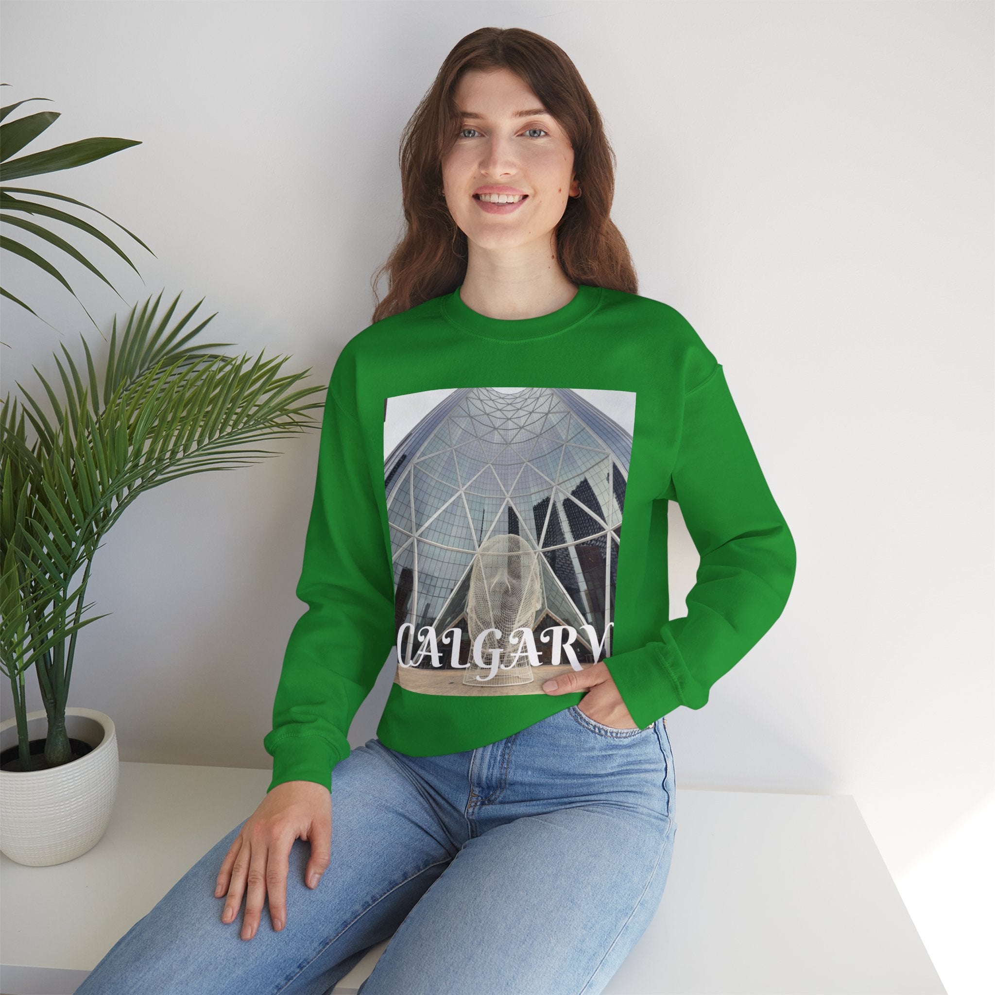 Viringee Calgary Graphic Crewneck Sweatshirt