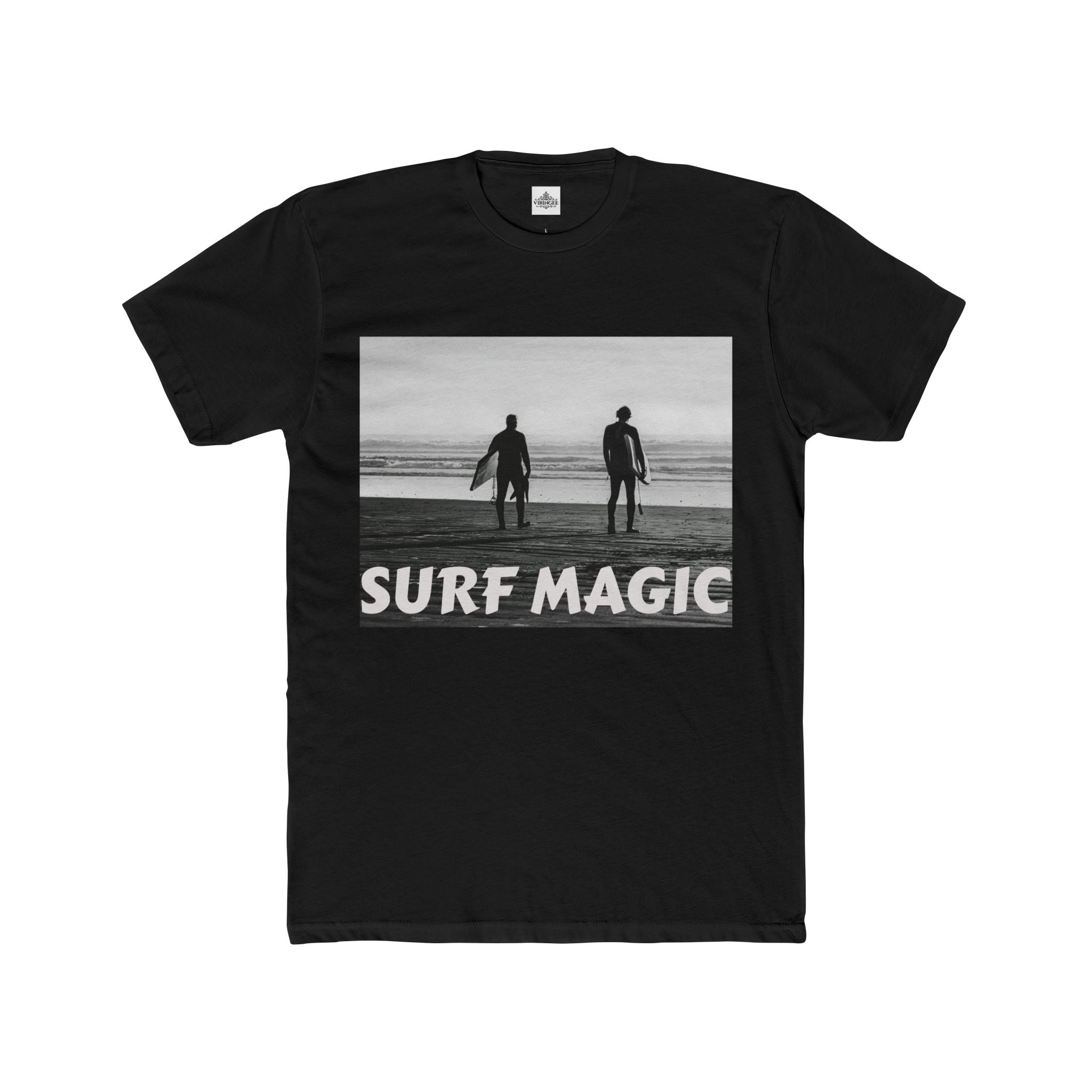 Viringee Surf Magic Unisex Cotton Crew Tee