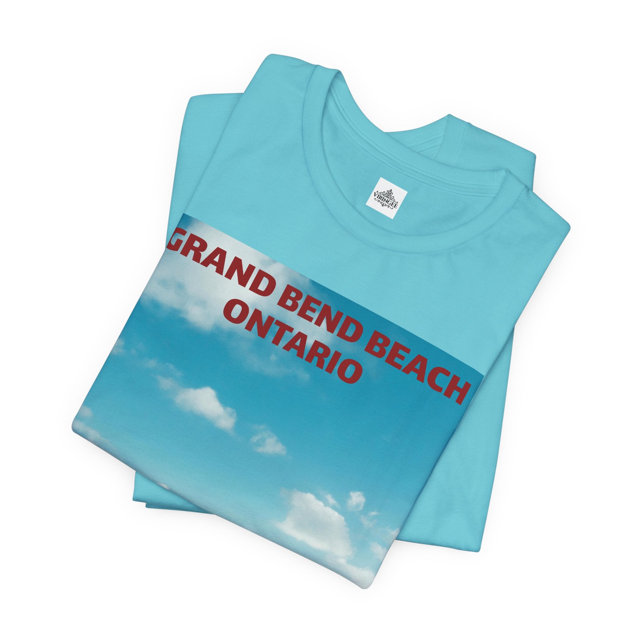 Viringee Grand Bend Beach Ontario Unisex Jersey Beach Tee