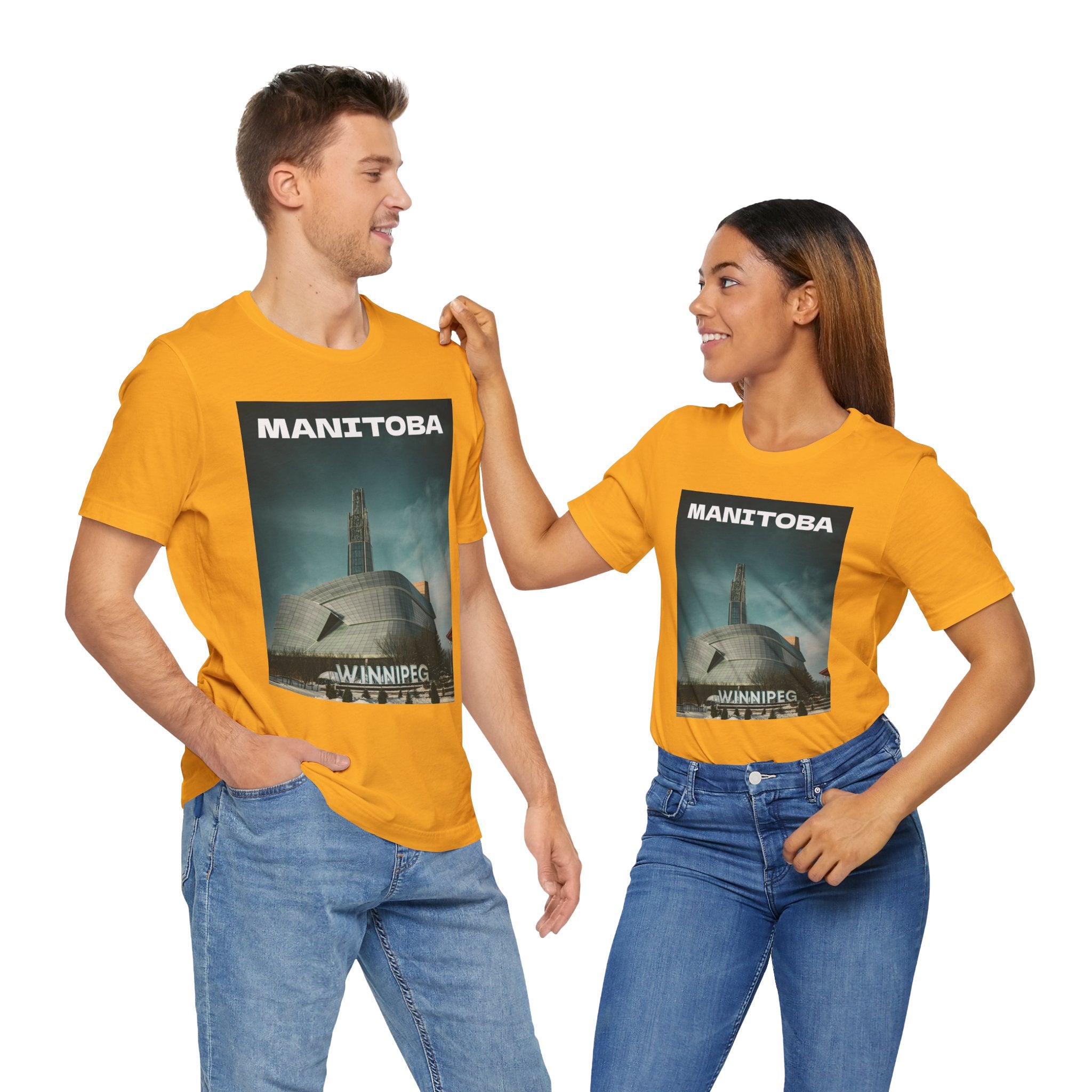 Vintage Manitoba Cityscape Graphic Tee