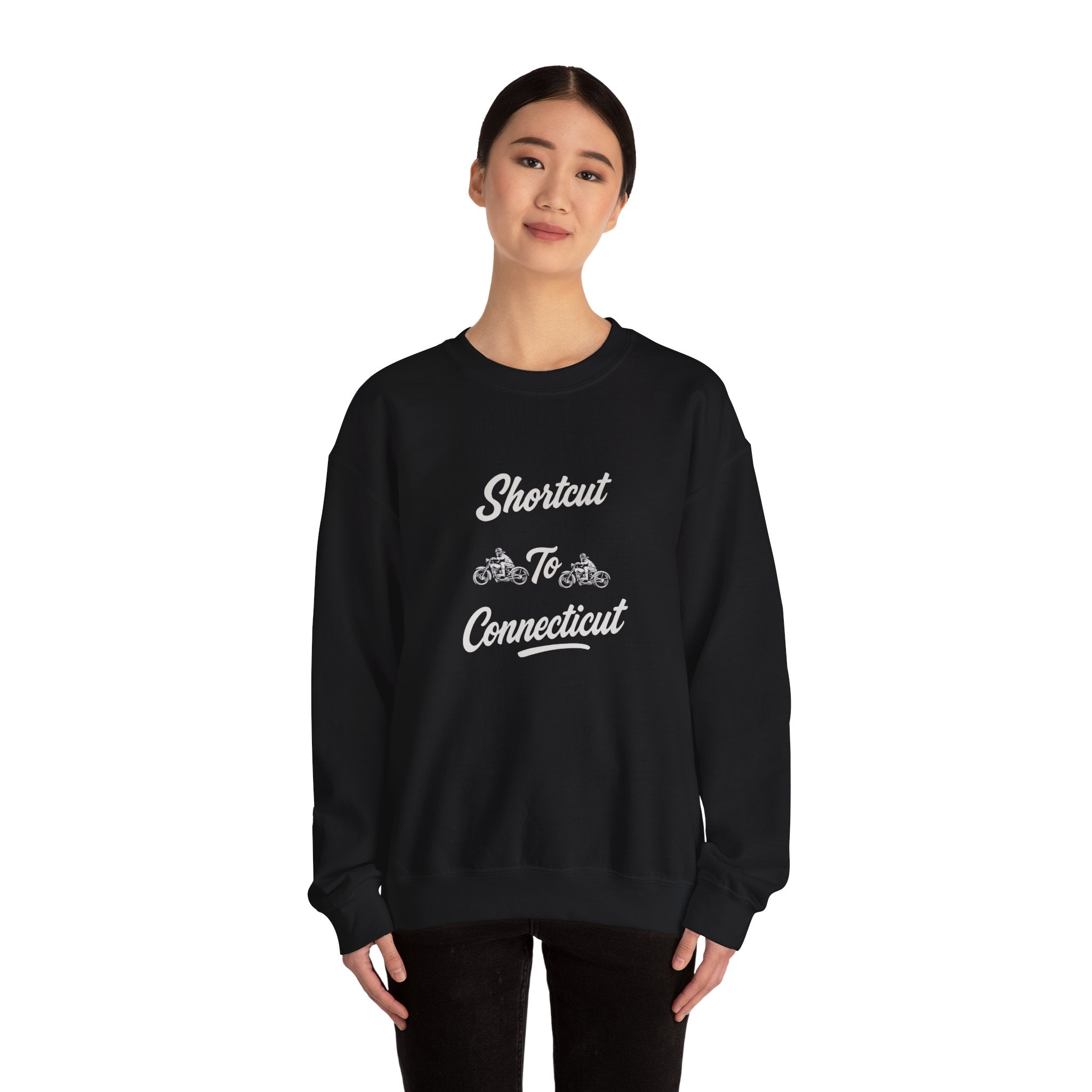 Viringee Shortcut To Connecticut Unisex Crewneck Sweatshirt