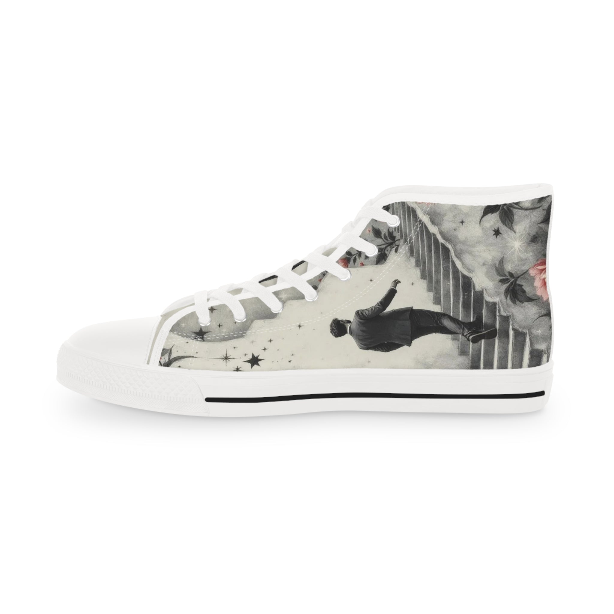 Viringee Mystic Stairways Classic High Top Sneakers for Men