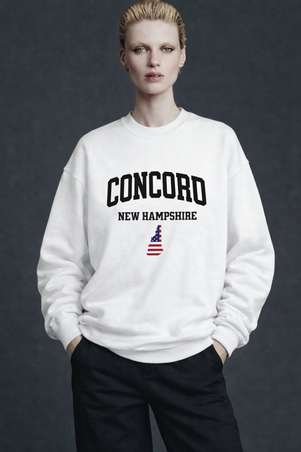 Viringee Concord New Hampshire Crewneck Sweatshirt