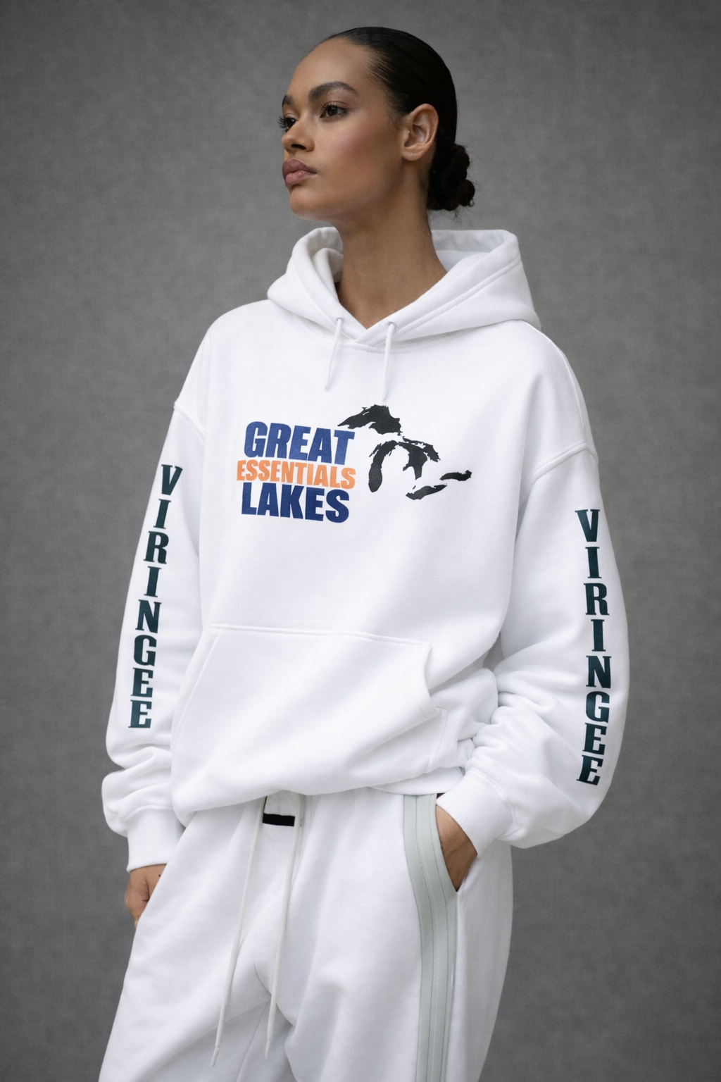 Viringee Great Lakes Graphic Hoodie