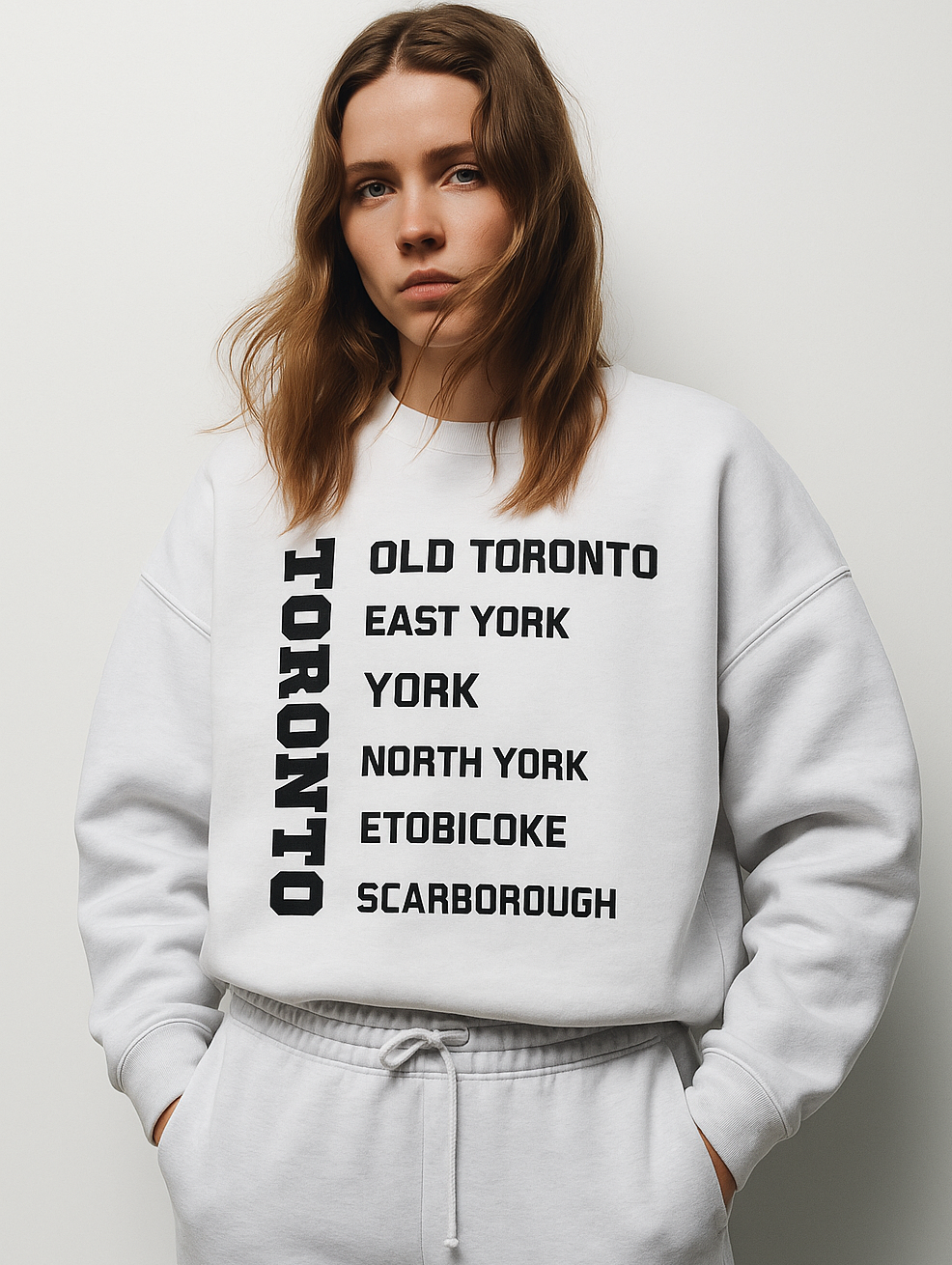 Viringee Toronto Six Boroughs Unisex Crewneck Sweatshirt