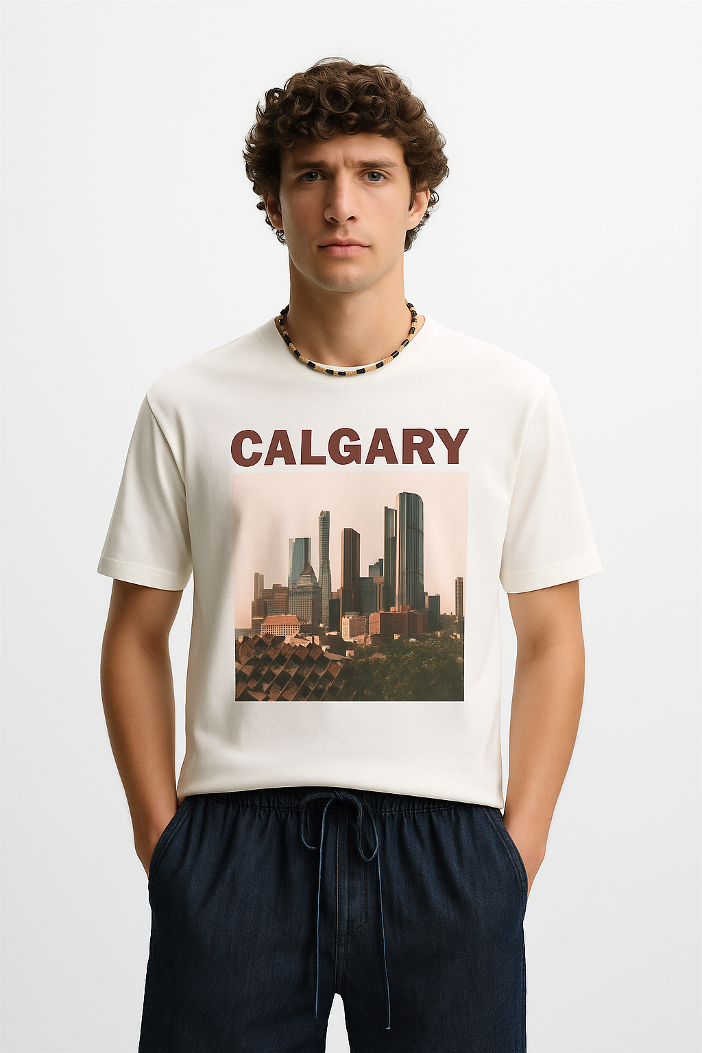 Viringee Calgary Skyline Unisex Tee