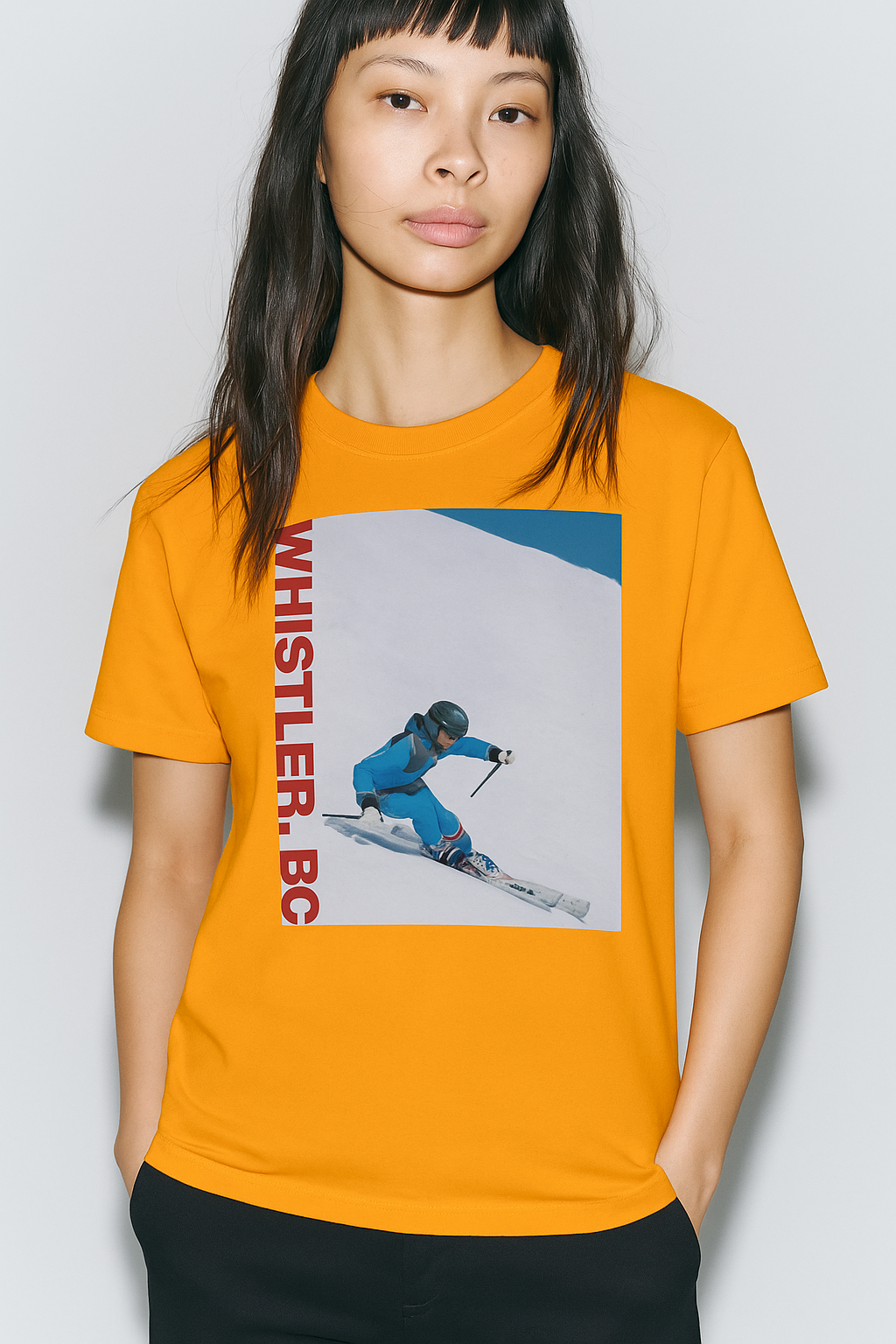 Viringee Whistler Skiing Graphic Tee