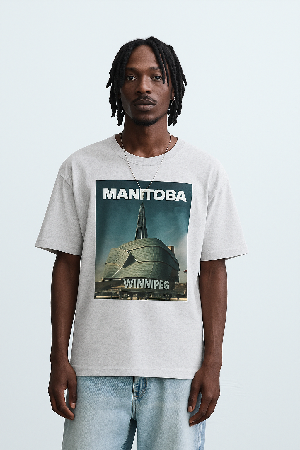 Vintage Manitoba Cityscape Graphic Tee