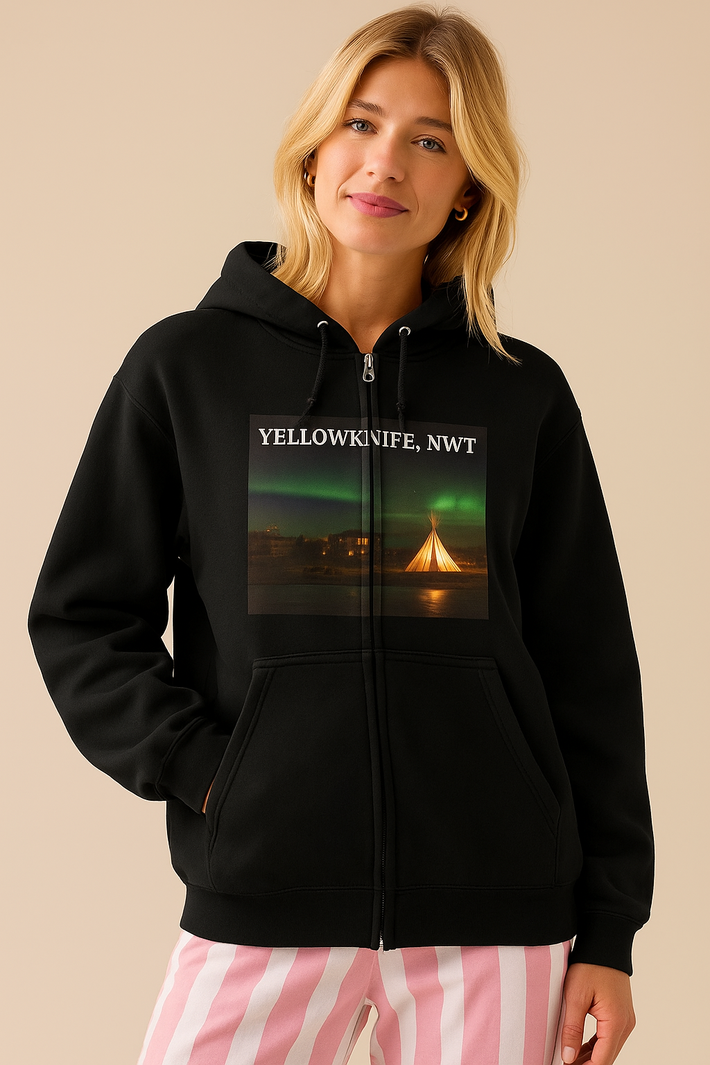 Viringee Yellowknife NWT Unisex Heavy Blend™ Full Zip Hooded Sweatshirt