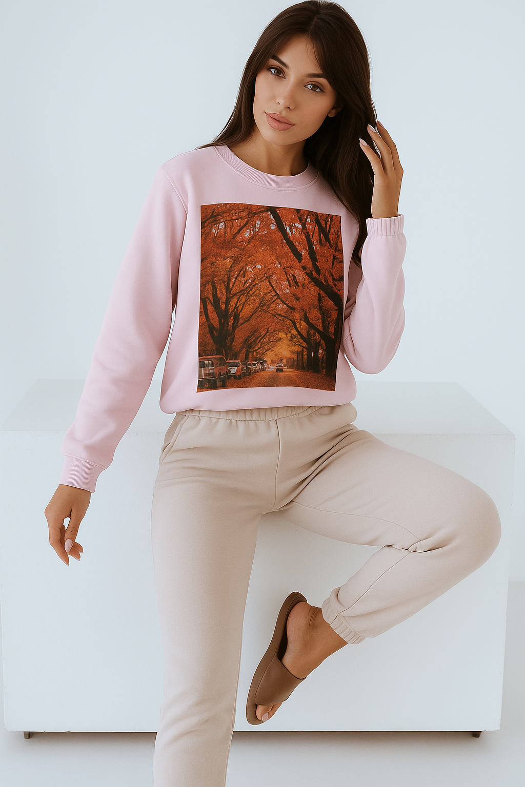 Viringee Cozy Autumn Vibes Unisex Sweatshirt