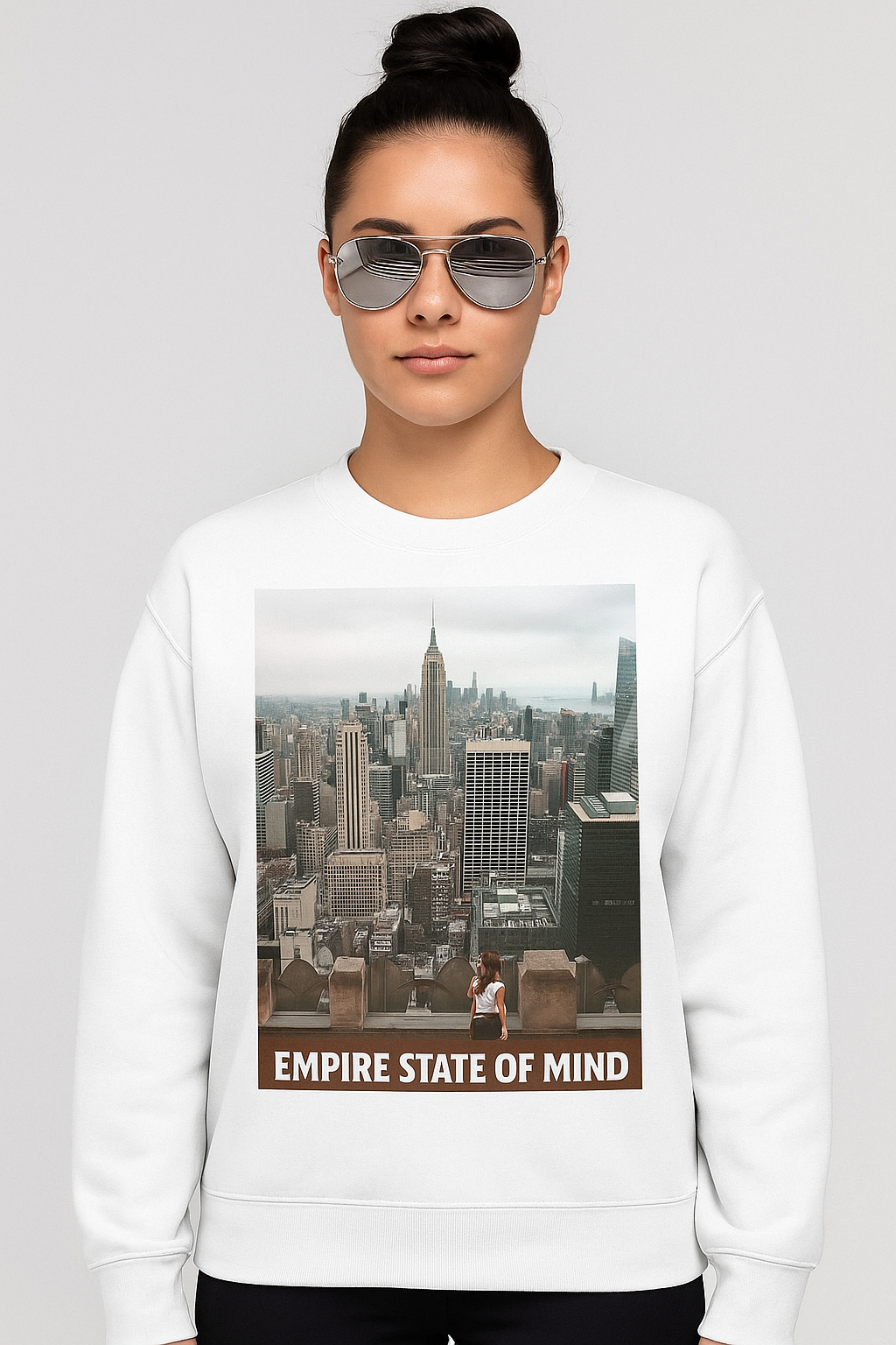 Viringee NYC Empire State of Mind Unisex Sweatshirt