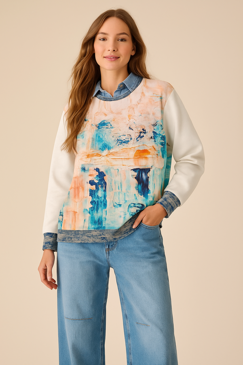 Viringee Blue Manor Unisex Sweatshirt