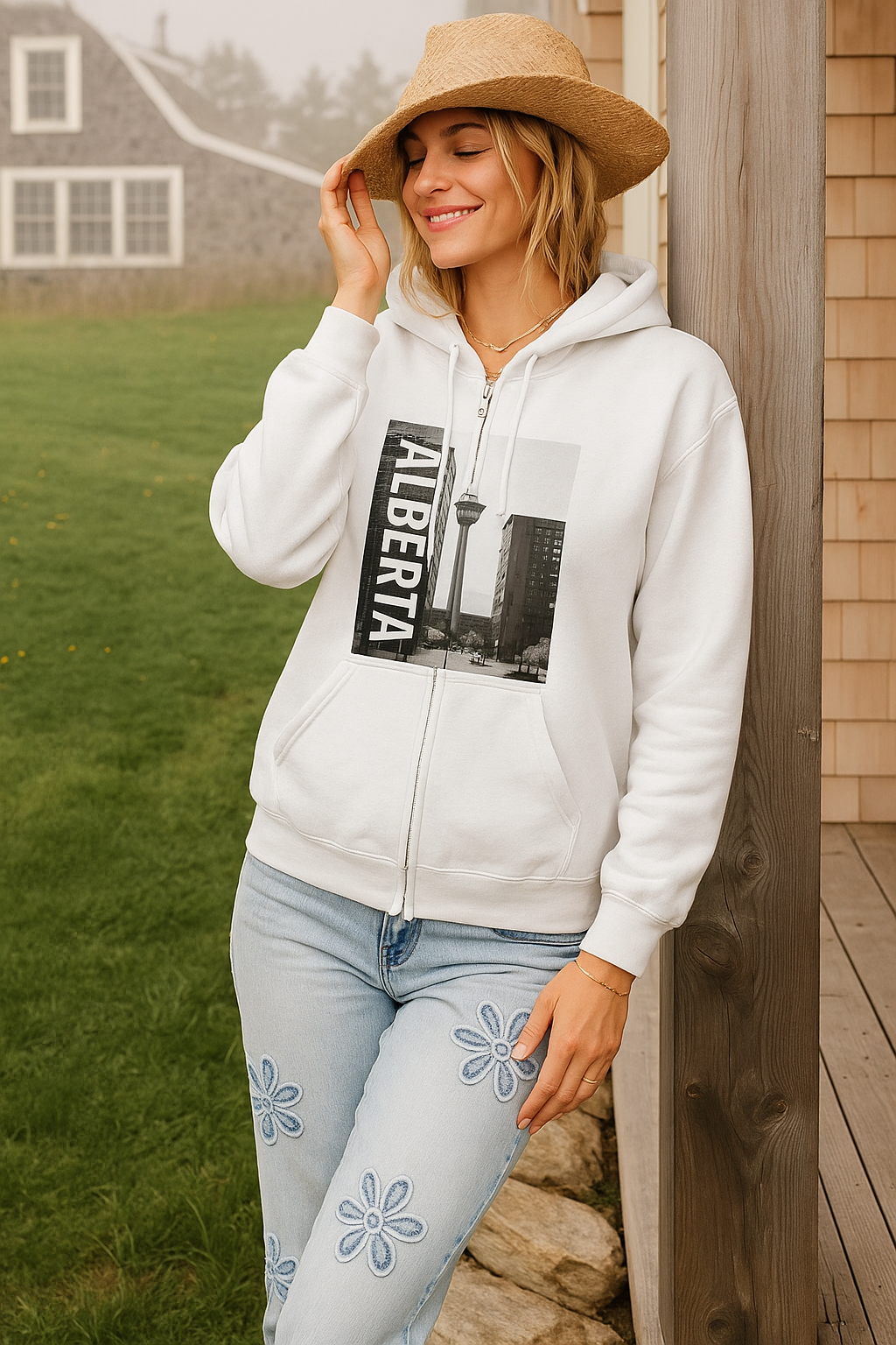 Viringee Alberta Zip-Up Hoodie