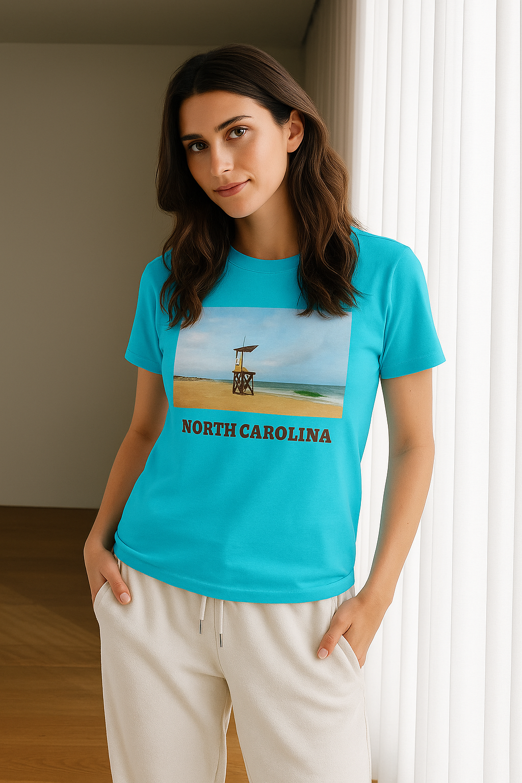 Viringee North Carolina Beach Life Unisex T-Shirt