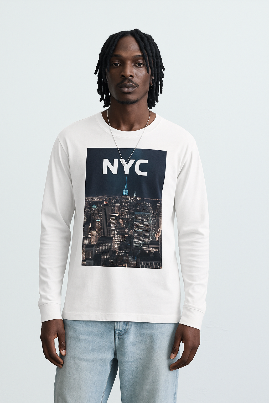 Viringee NYC Skyline Long Sleeve Tee