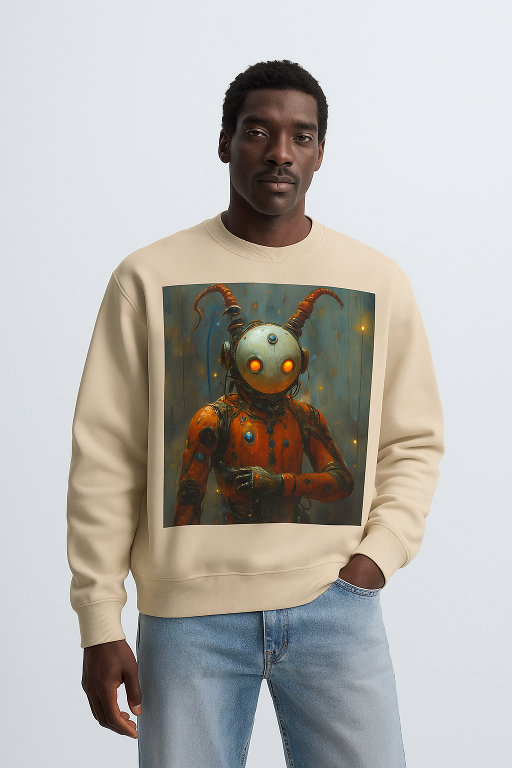 Viringee Halloween Inspired Artwork Unisex Sweatshirt