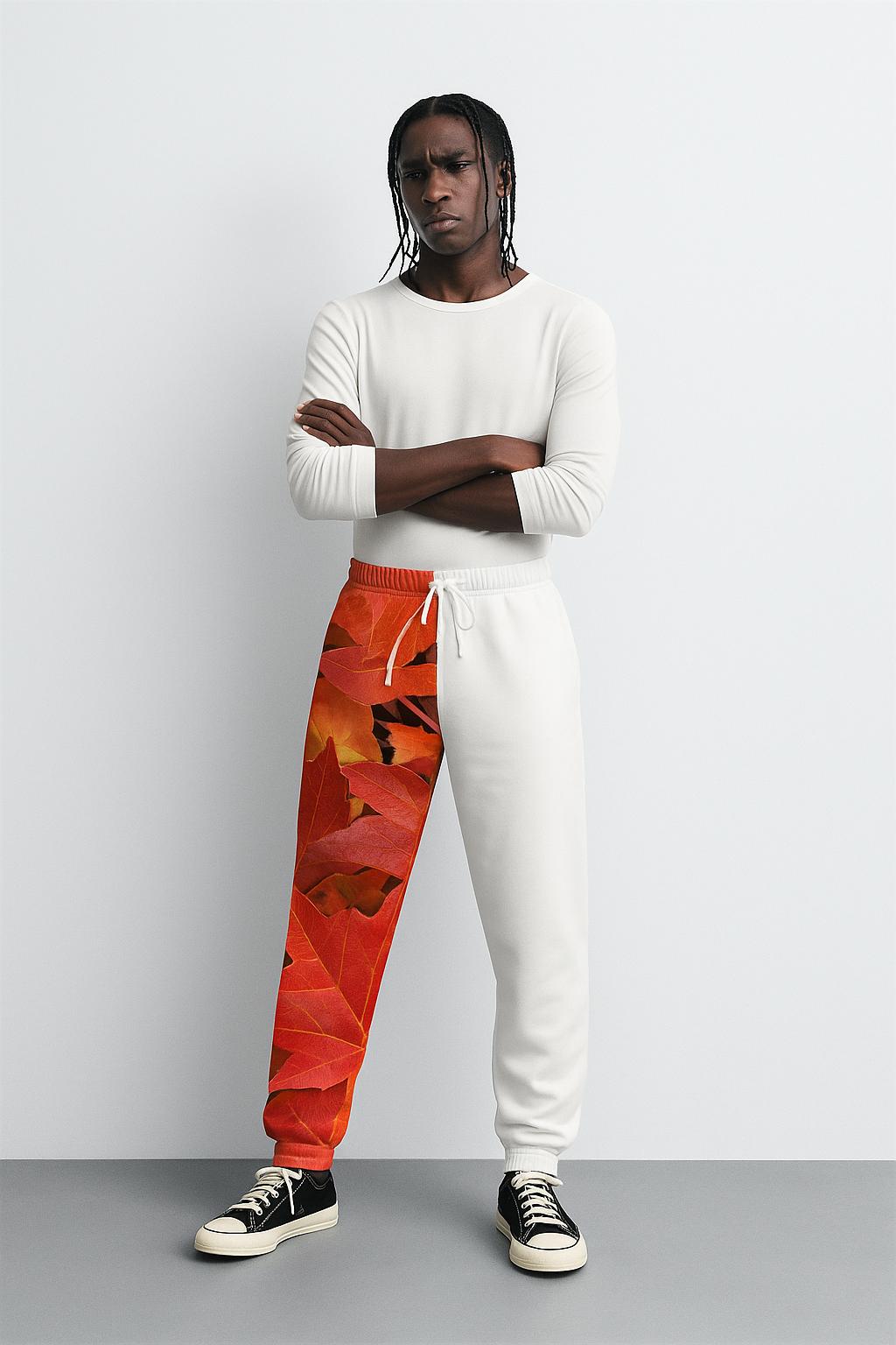 Viringee Autumn Leaves Athletic Joggers