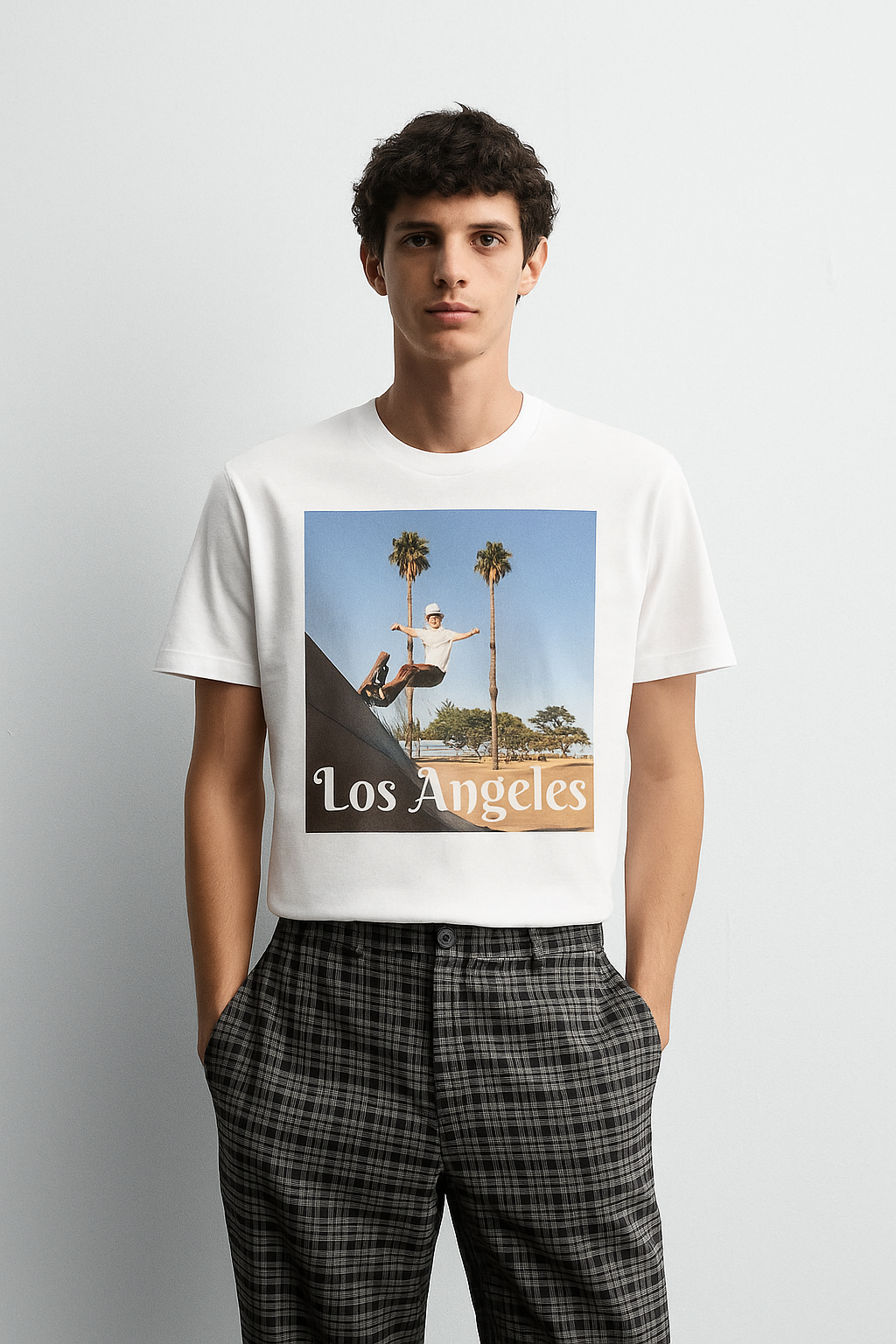 Viringee Los Angeles Skate Vibe Unisex Premium T-Shirt