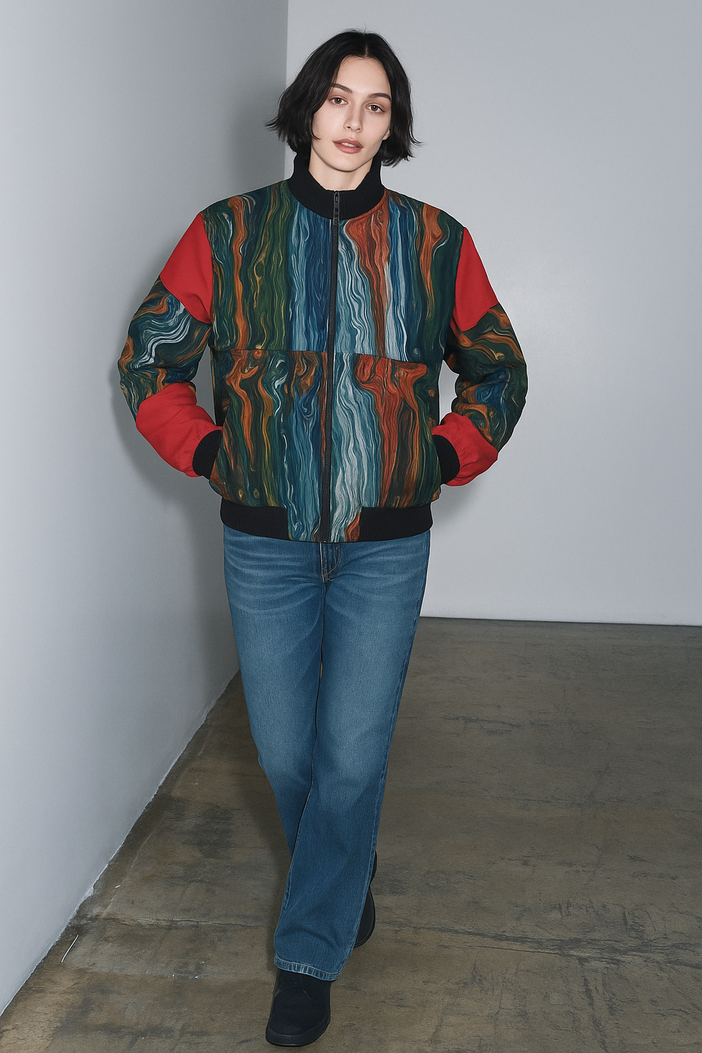Viringee Universal Colors Women's Bomber Jacket