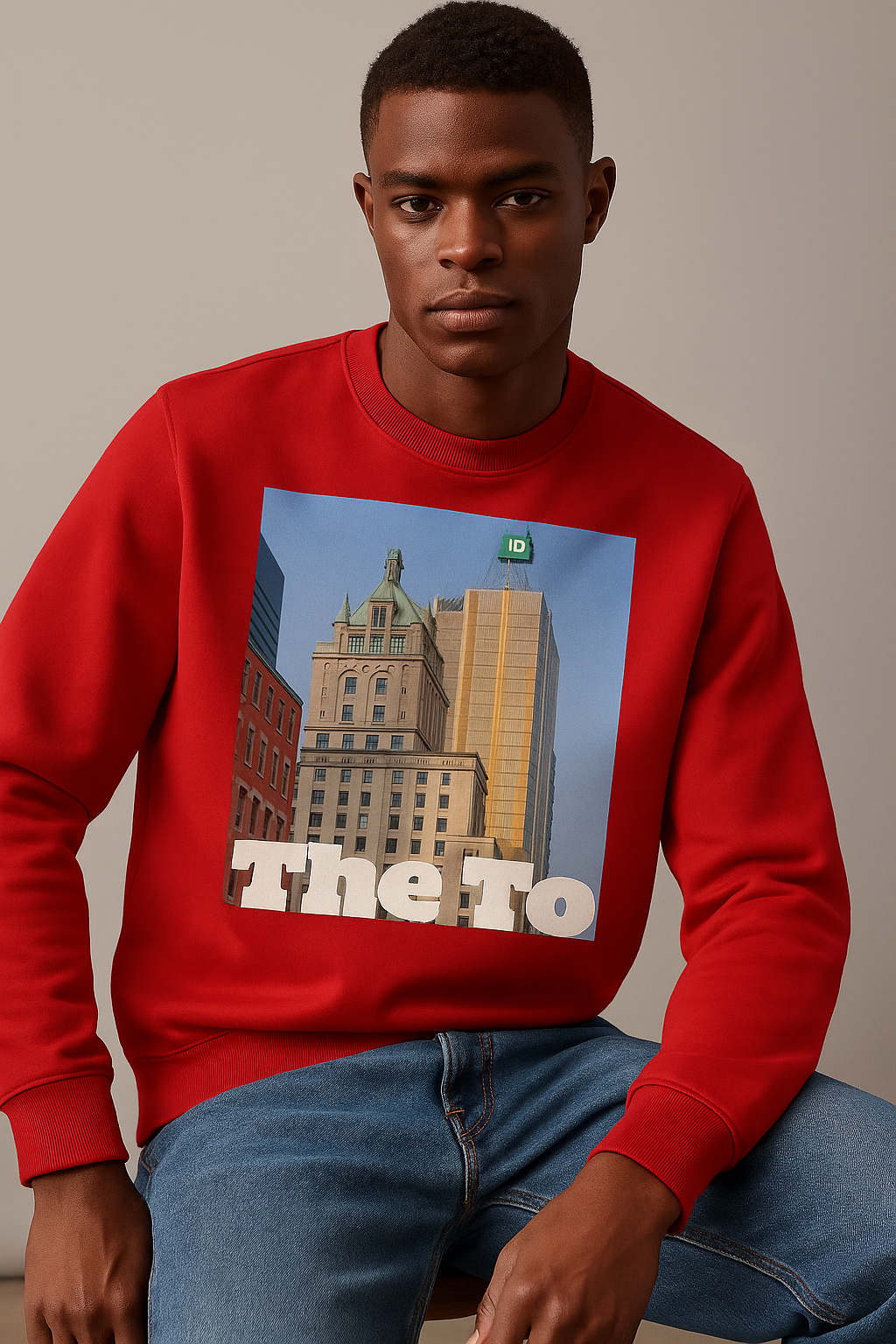 Viringee TO Skyline Unisex Crewneck Sweatshirt