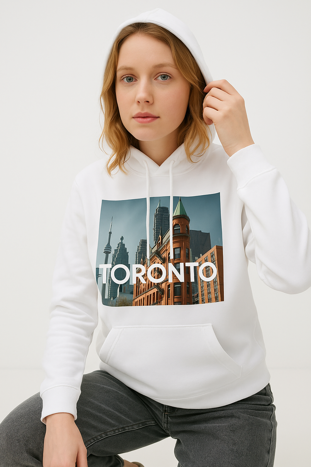 Viringee Gooderham Building Unisex Hoodie