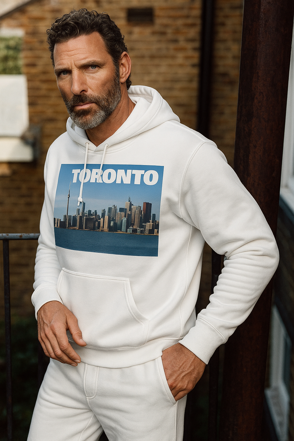 Viringee Toronto Skyline Unisex Hoodie