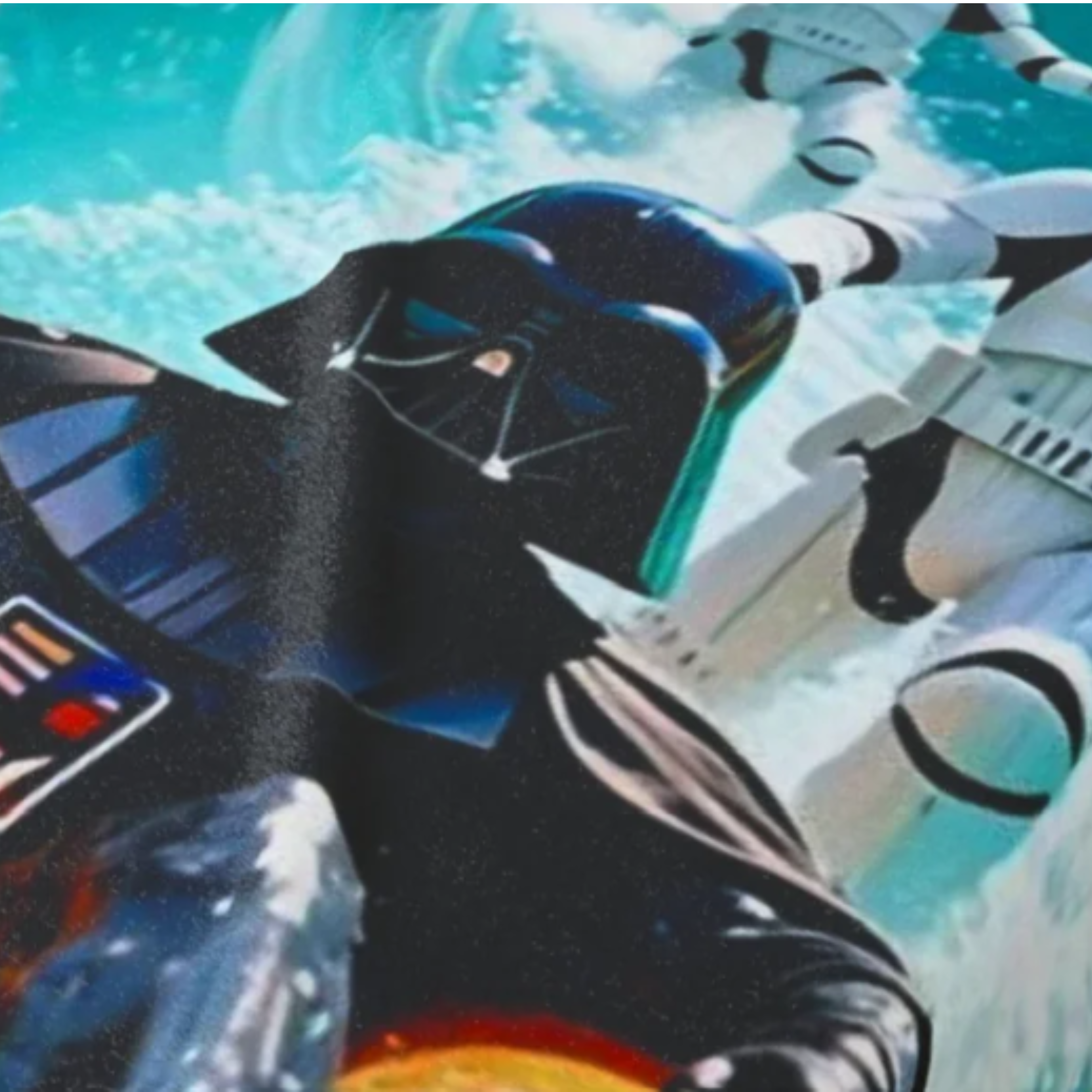 Viringee Stormtrooper Darth Vader Waterpark Velveteen Blanket