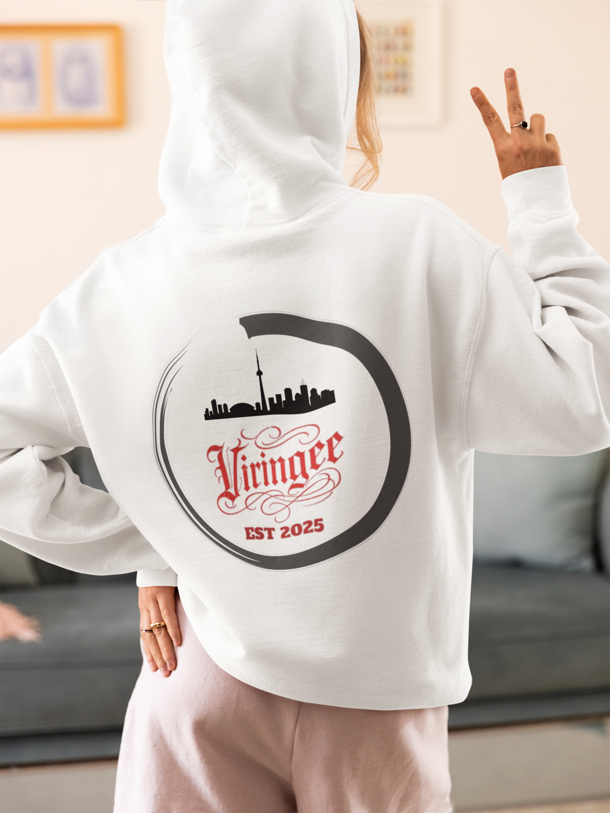 Viringee Toronto Kayaking Club Full-Zip Unisex Hoodie