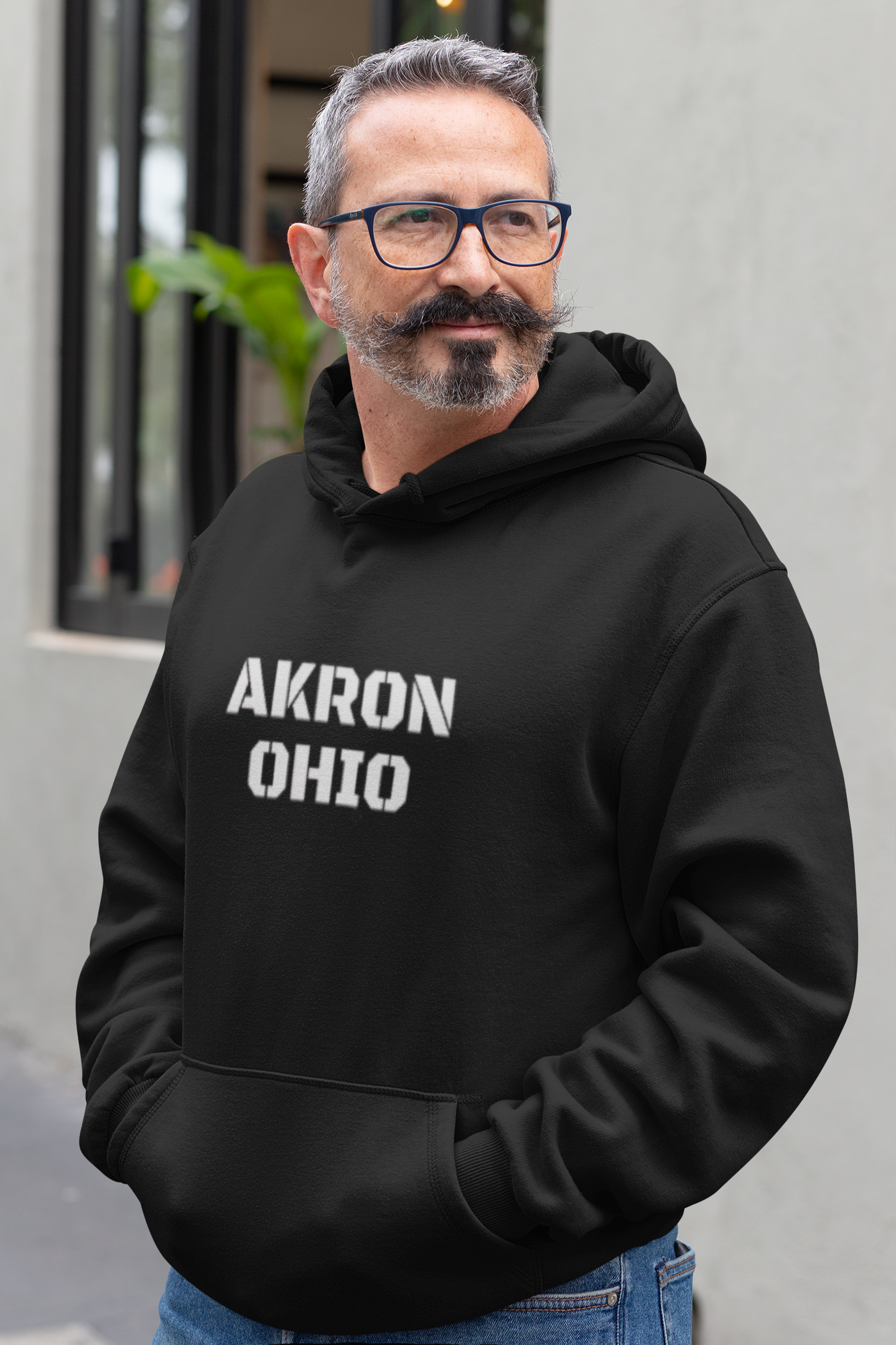 Viringee Akron Ohio Unisex Heavy Blend Hooded Sweatshirt