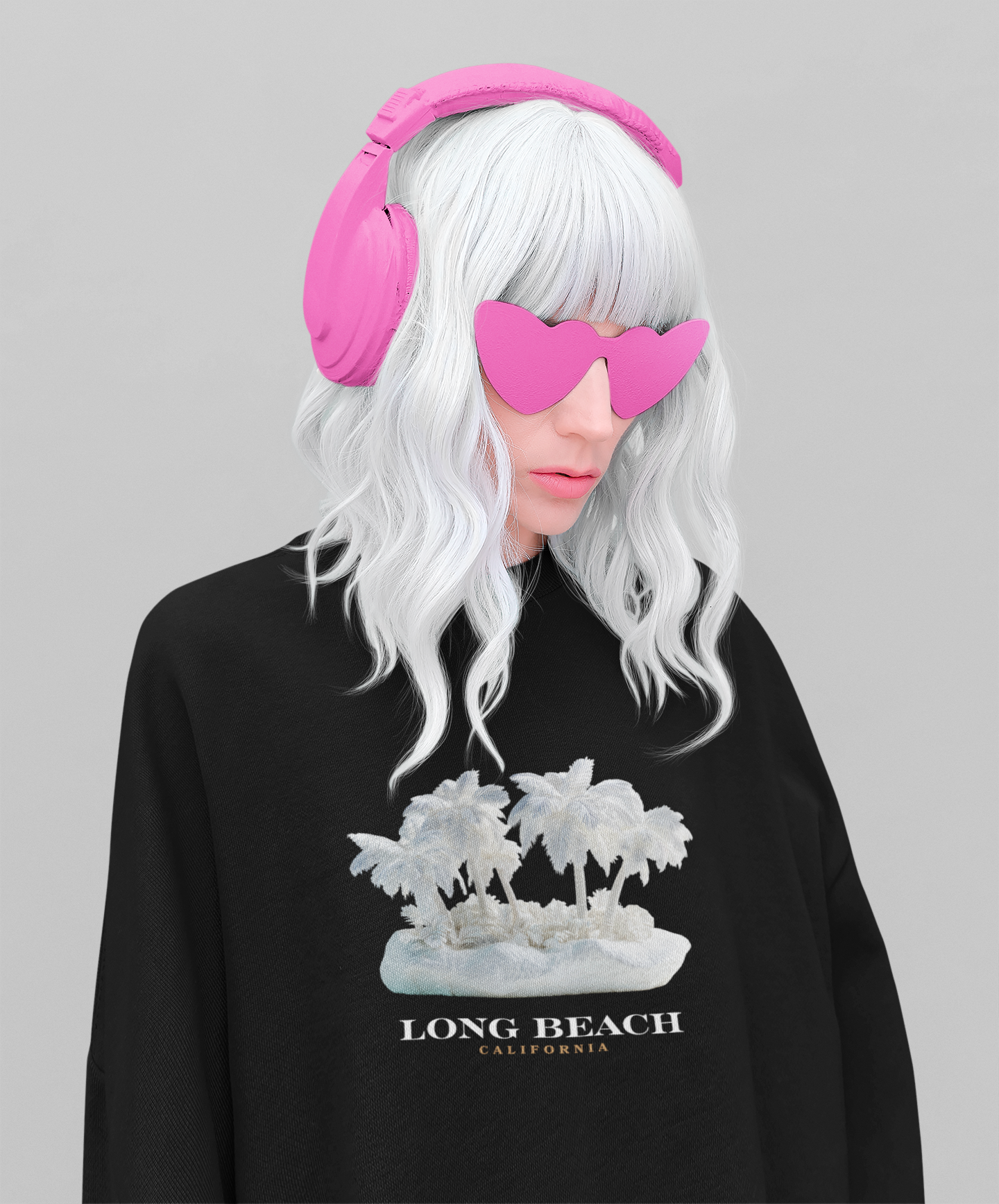 Viringee Long Beach California Unisex Sweatshirt